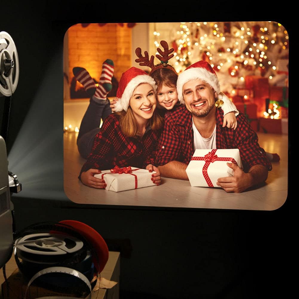 EUBUY Projection Screen, Movie Projector Screen, Portable Foldable Non-Crease White Projector Curtain Projection