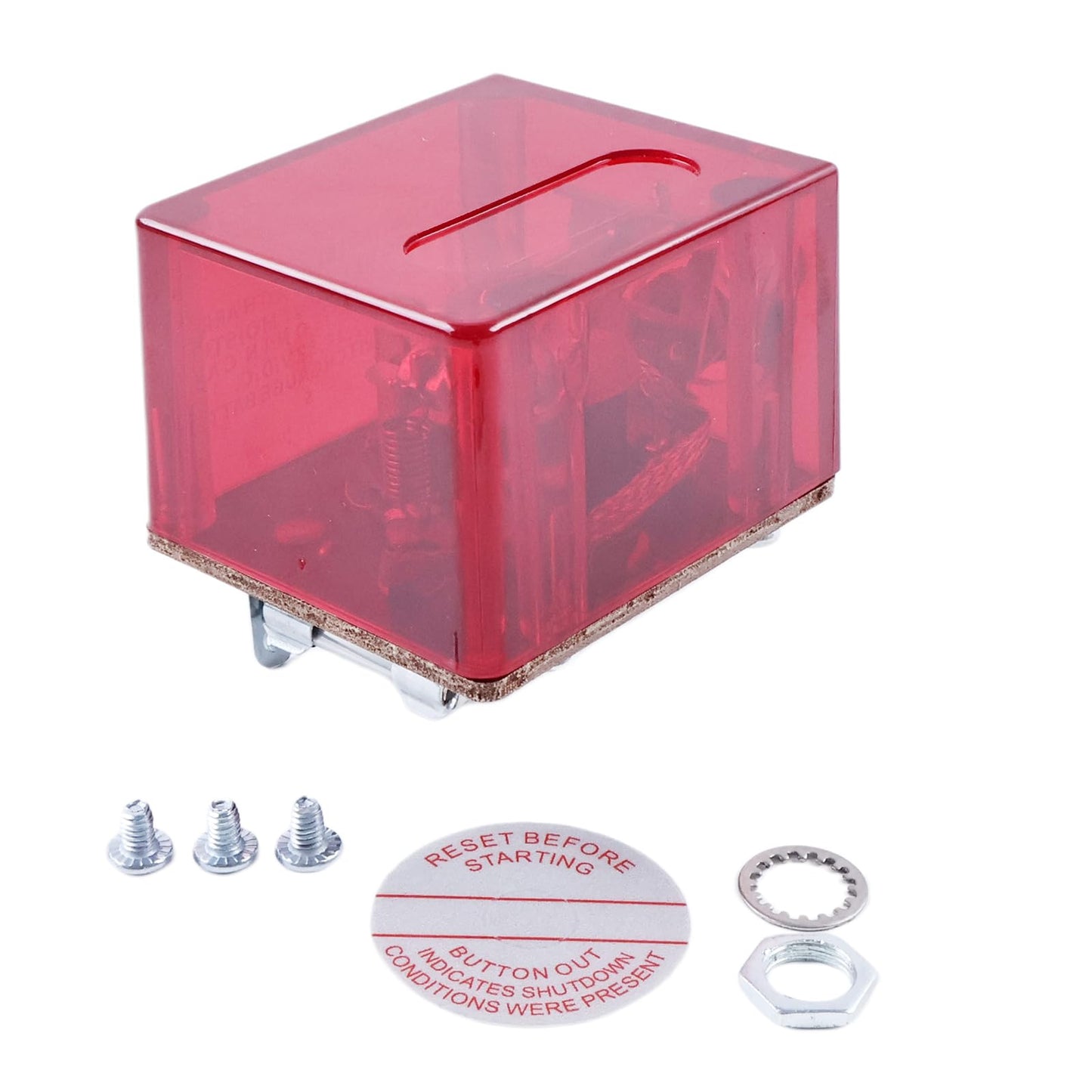 NETYANPI 117 Push Button Magnetic Switch 25700071 for FW Murphy Swichgage Panels Auto Engine Shutdown Monitor Marine Diesel Engines Generator Sets Industrial Applications