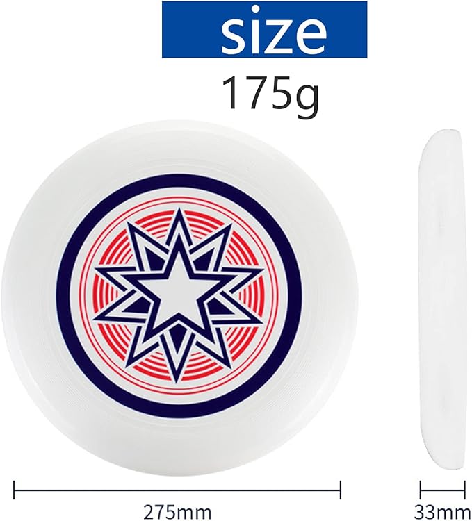 Flying Discs 175g, Sports Flying Disc, Professional Launch Disc, Flying Ring, Sport Disc for Beach, Sport Flying Discs, Outdoor Sports