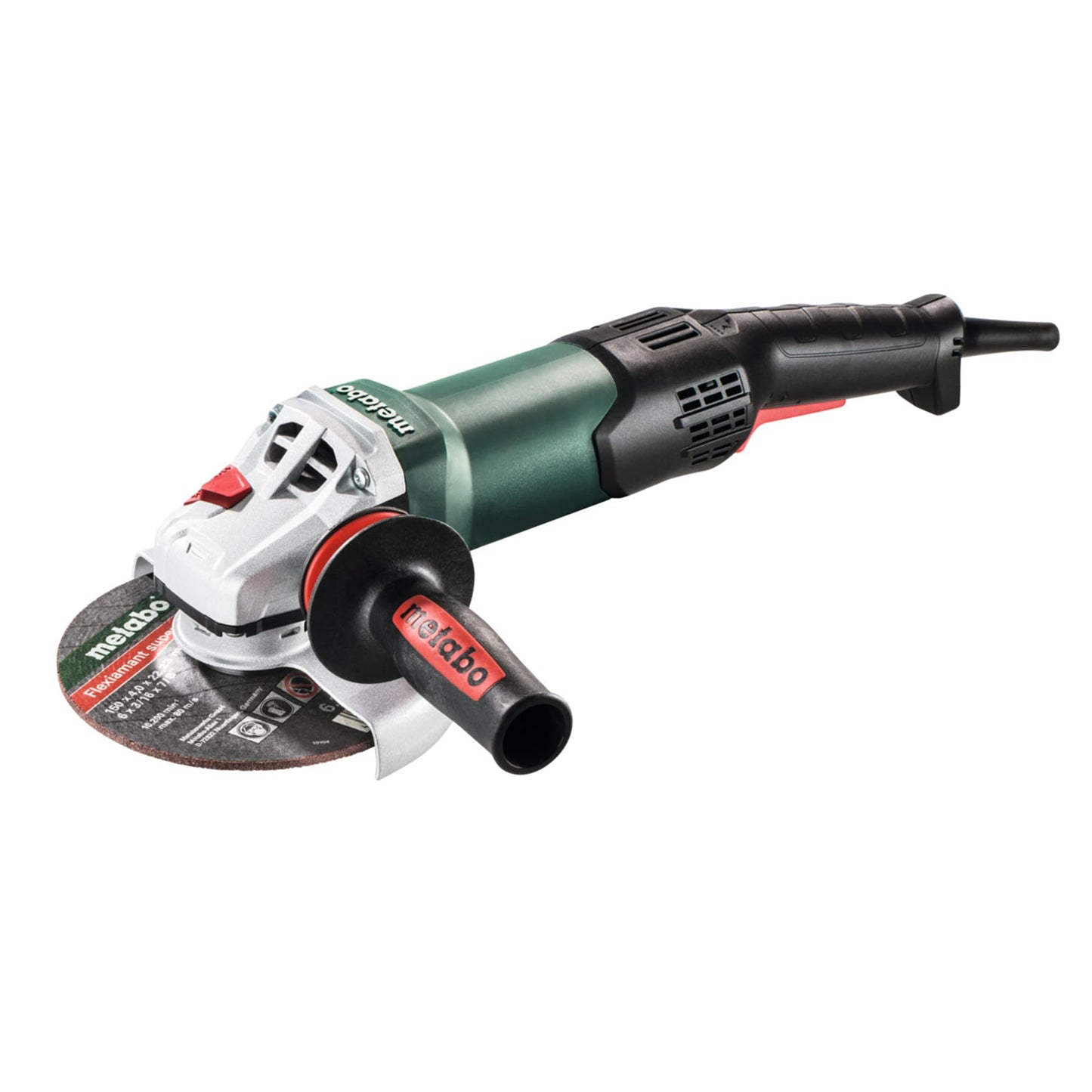 Metabo 6-Inch Angle Grinder, 1300W, Rat Tail, Made in Germany, WP 13-150 Quick RT, 606634420