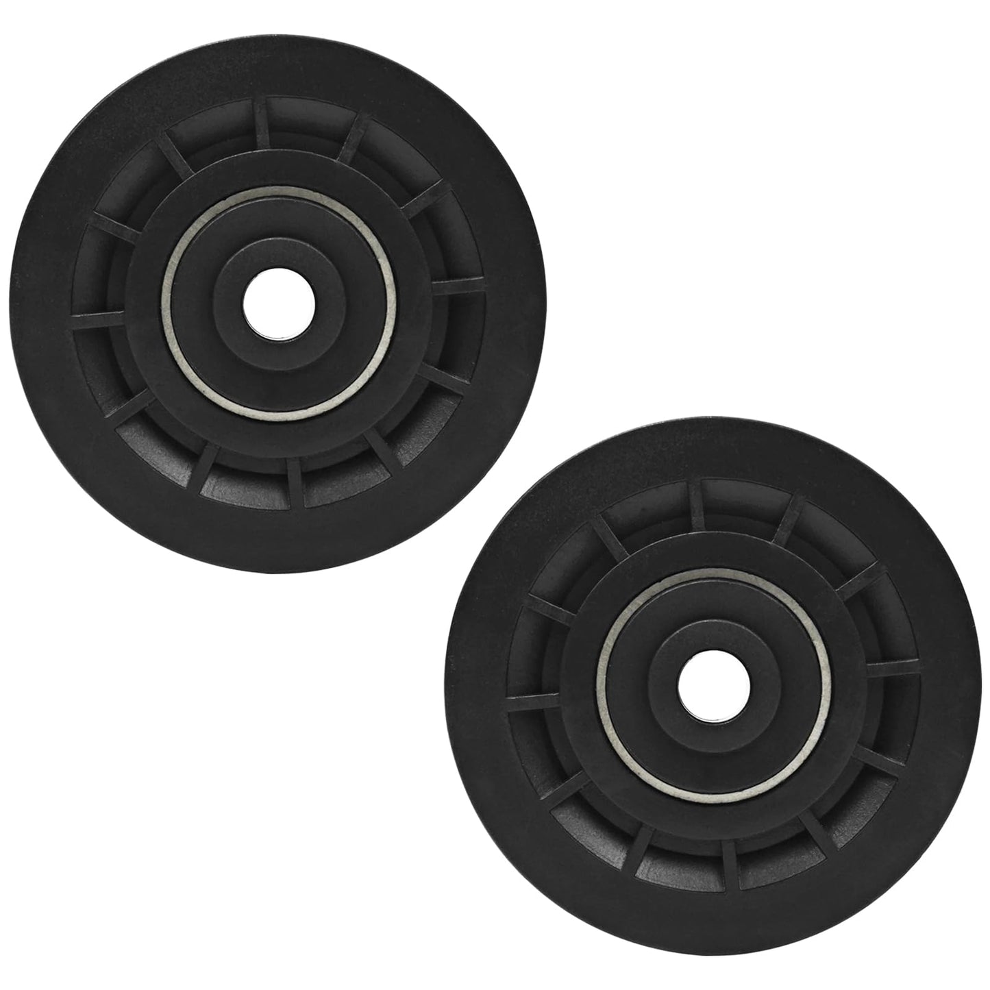 Topfinder Pulley 78 mm, pulley for ropes, pulleys with ball bearings, pulley, replacement parts, fitness equipment, power station wheels, 2 pieces