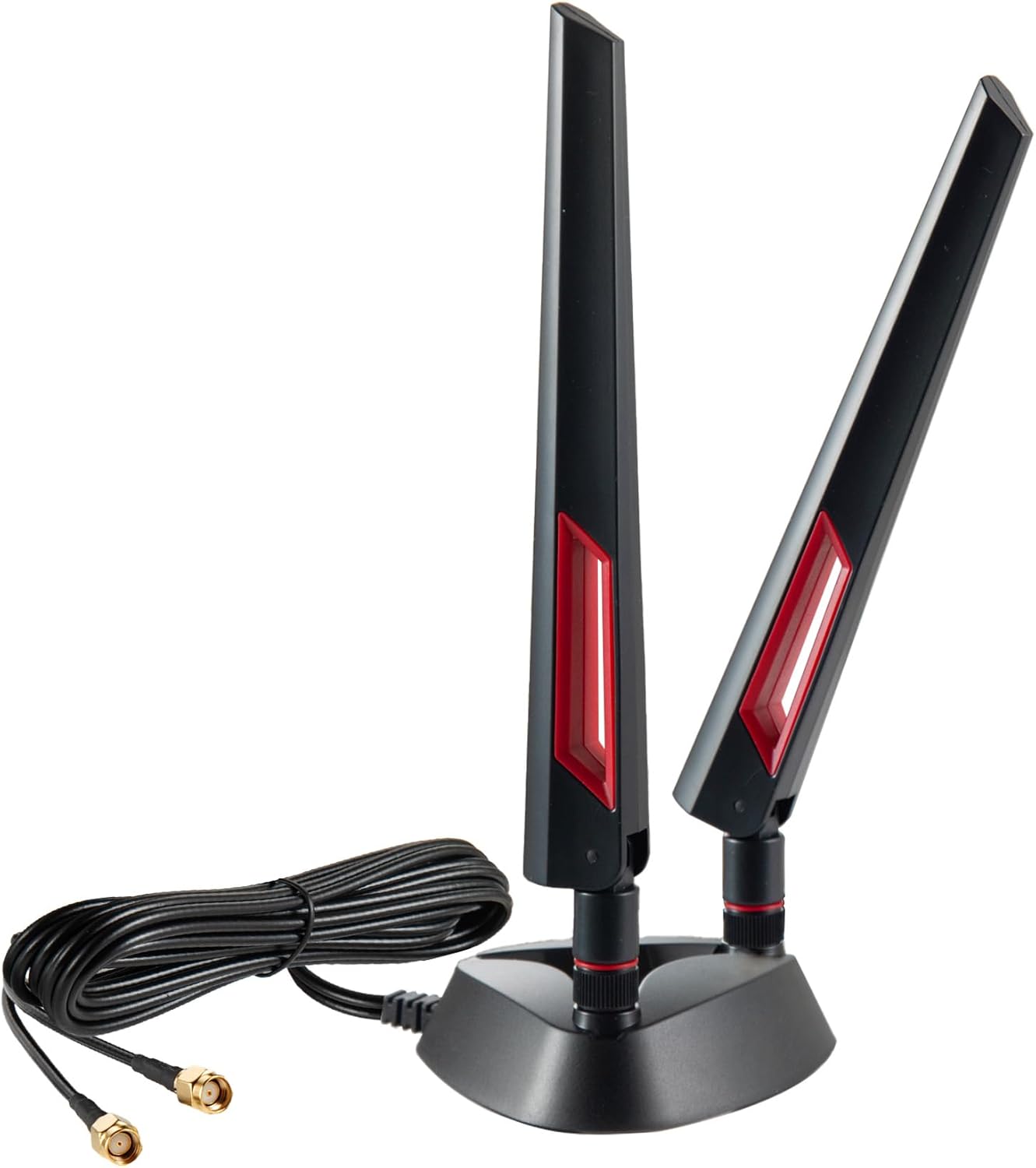 eifagur 6 6E 2.4GHz/5GHz/6E WiFi Tri-Band Magnetic Base Antenna for PC Desktop Computer Motherboard WiFi Router