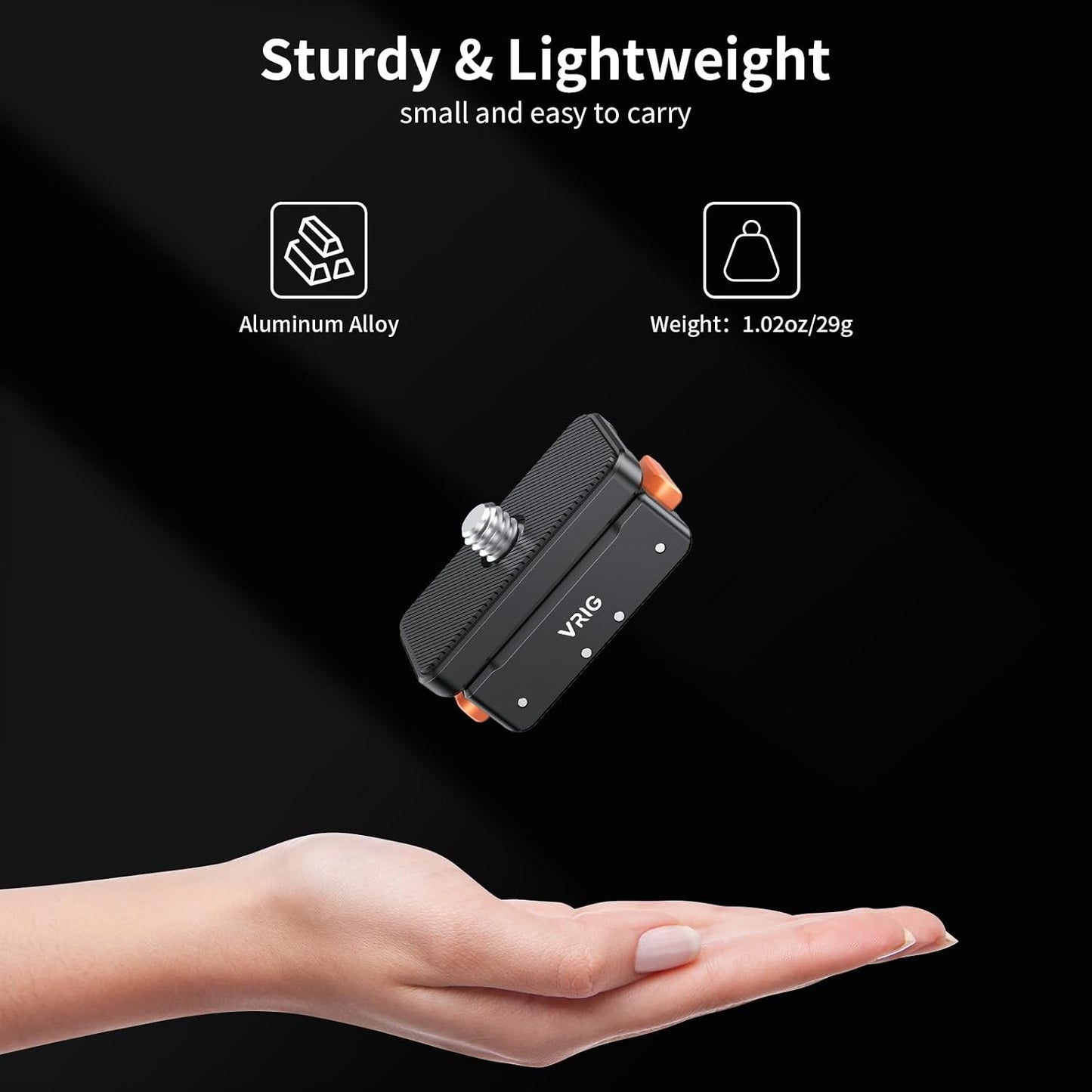 VRIG Express Insta360 X5/X4 PRO2, 1/4" Insta360 X4/X3/ONE 360 X2 VRIG Magnetic Quick Release Mount for Air/ACE/ACE