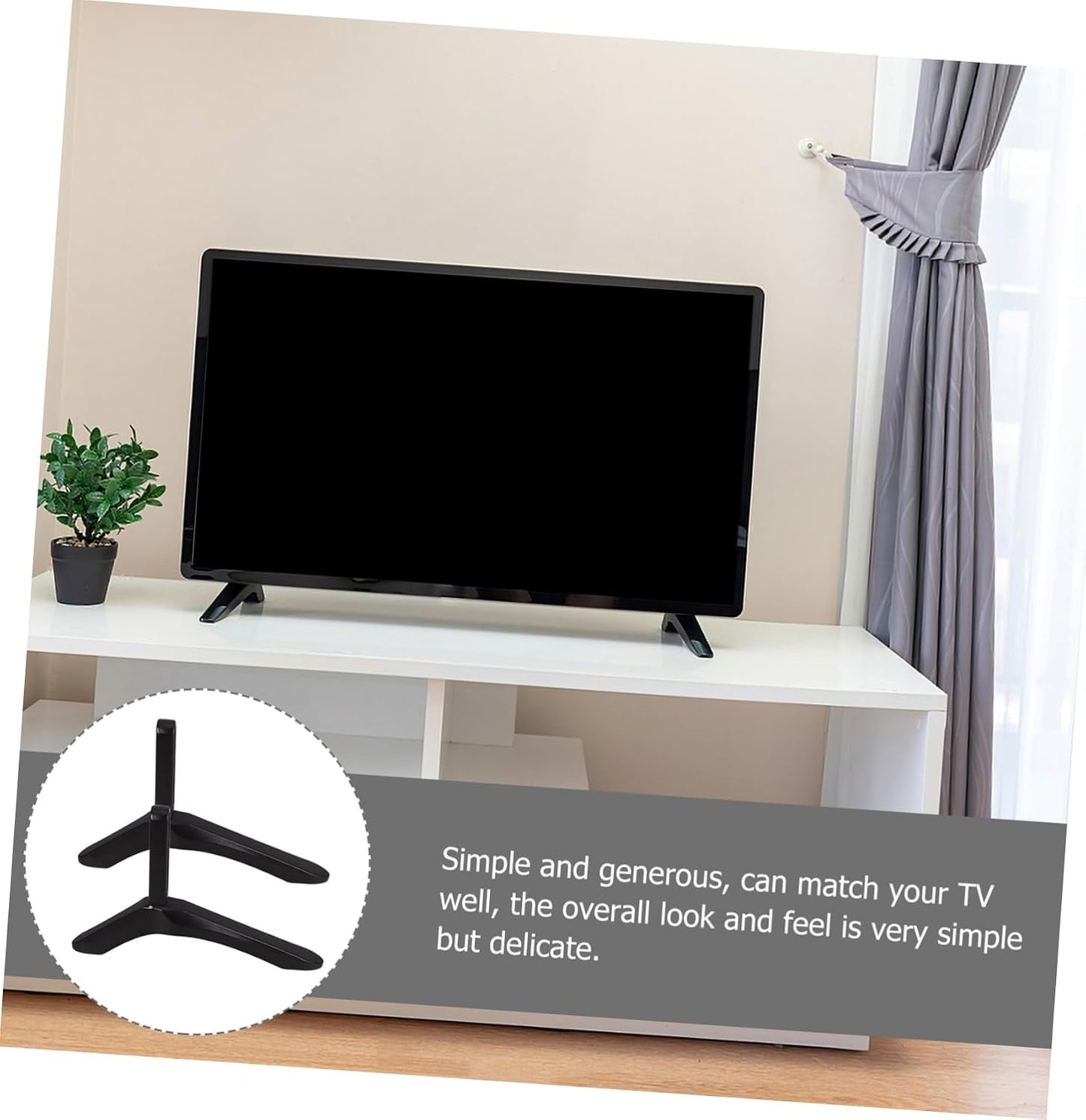 SEWOART Tv Stand Tv Mounts Bracket Strong Load-Bearing Capacity Triangle Base Stand Fits Bedroom Living Room
