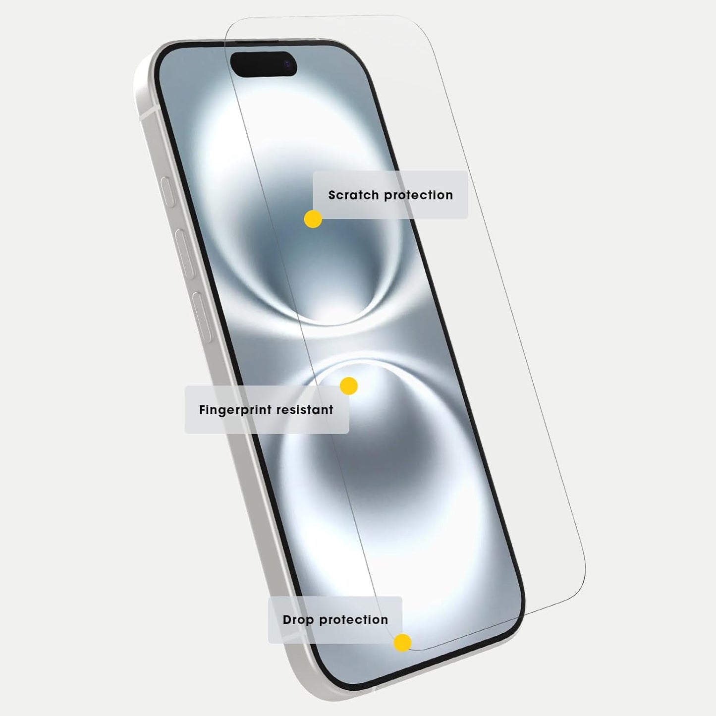16 OtterBox iPhone Pro Glass Screen Protector