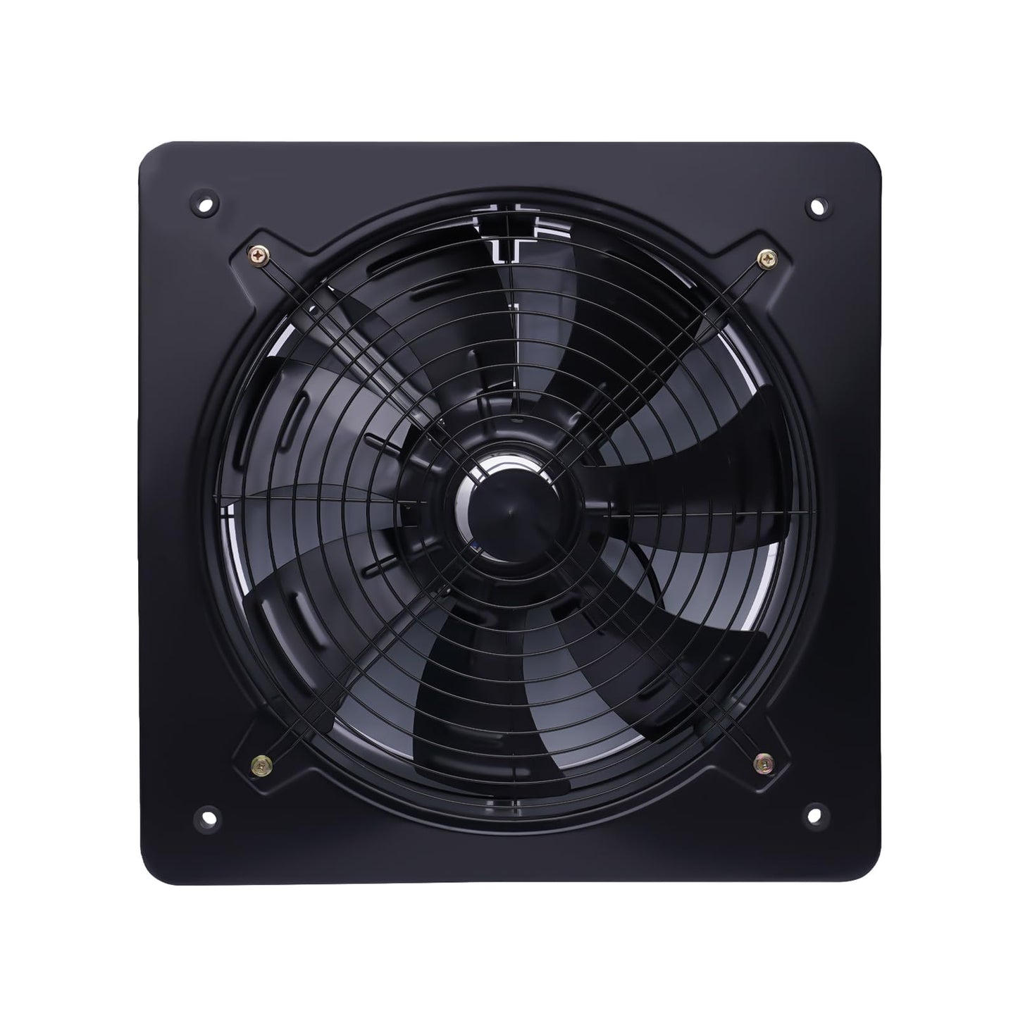 Wall Mounted Explosion Proof Fan, Industrial Axial Exhaust Fan with 750W 2800 Rpm Backdraft Damper & Thickened Protective Mesh Noise Free Square Kitchen Extractor Fan for Workshop Warehouse Apartment