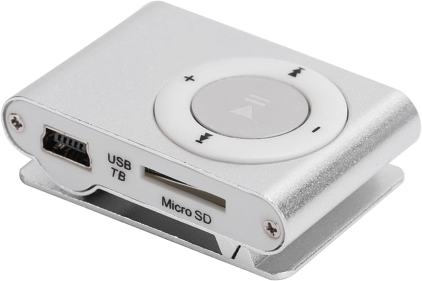 Wisoqu MP3 MP3 Player, Portable Digital Music Media Player Mini Back-Clip Player with Earphone and USB Cable