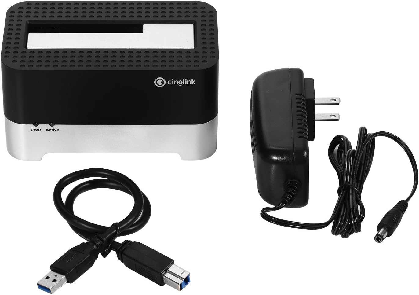 Cinolink 3.0 2.5/3.5 Inch 4ft 3.0 8TB, PS4, USB to SATA Hard Drive Docking Station with USB Cable for HDD/SSD Support