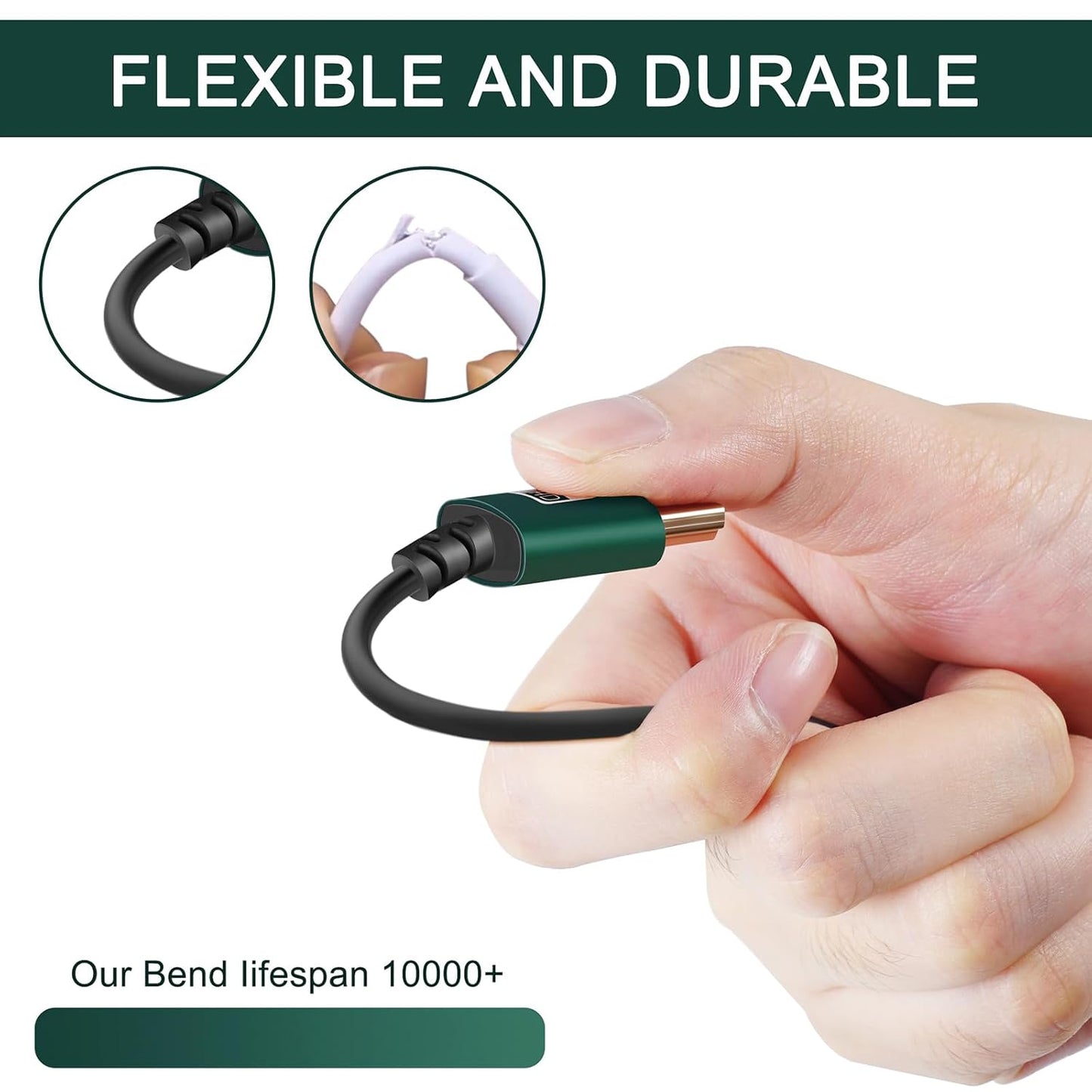15FT, 4K@60Hz 18gbps 2160p 1080p Thsucords Slim HDMI Cables Ultra Soft & Thin HDMI to HDMI Cord, Extreme Flexible