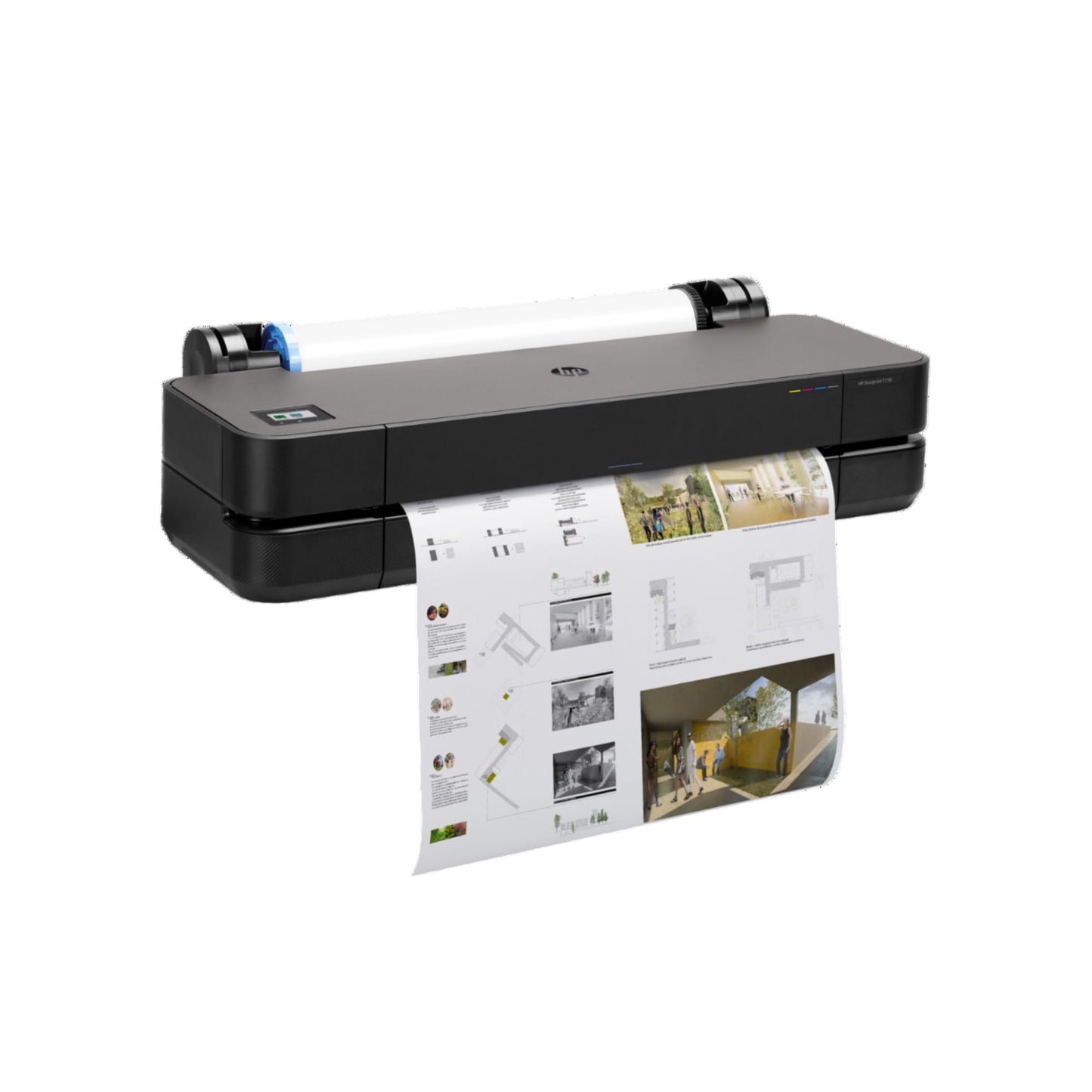 HP DesignJet T230 Large Format 24-inch Plotter Printer, Includes 2-Year Onsite Warranty Support (5HB07T)