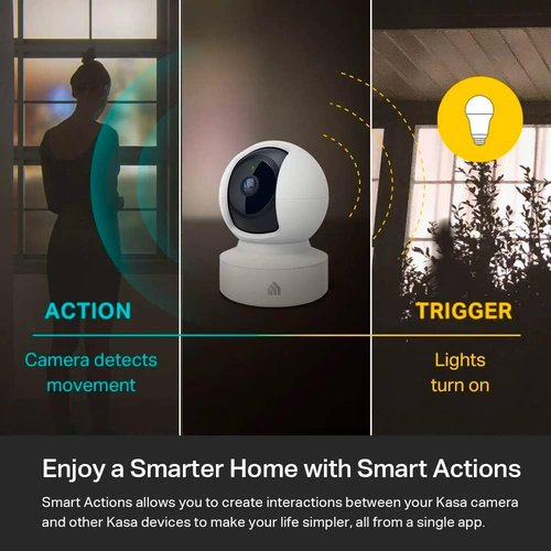 Kasa 1080p Indoor Pan/Tilt Security Camera - Baby & Pet Monitor with Motion Detection, Night Vision, 2-Way Audio
