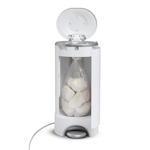 Munchkin® UV Diaper Pail - Superior Odor Control with 1 UV Snap, Seal & Toss™ Bag & Refill Ring