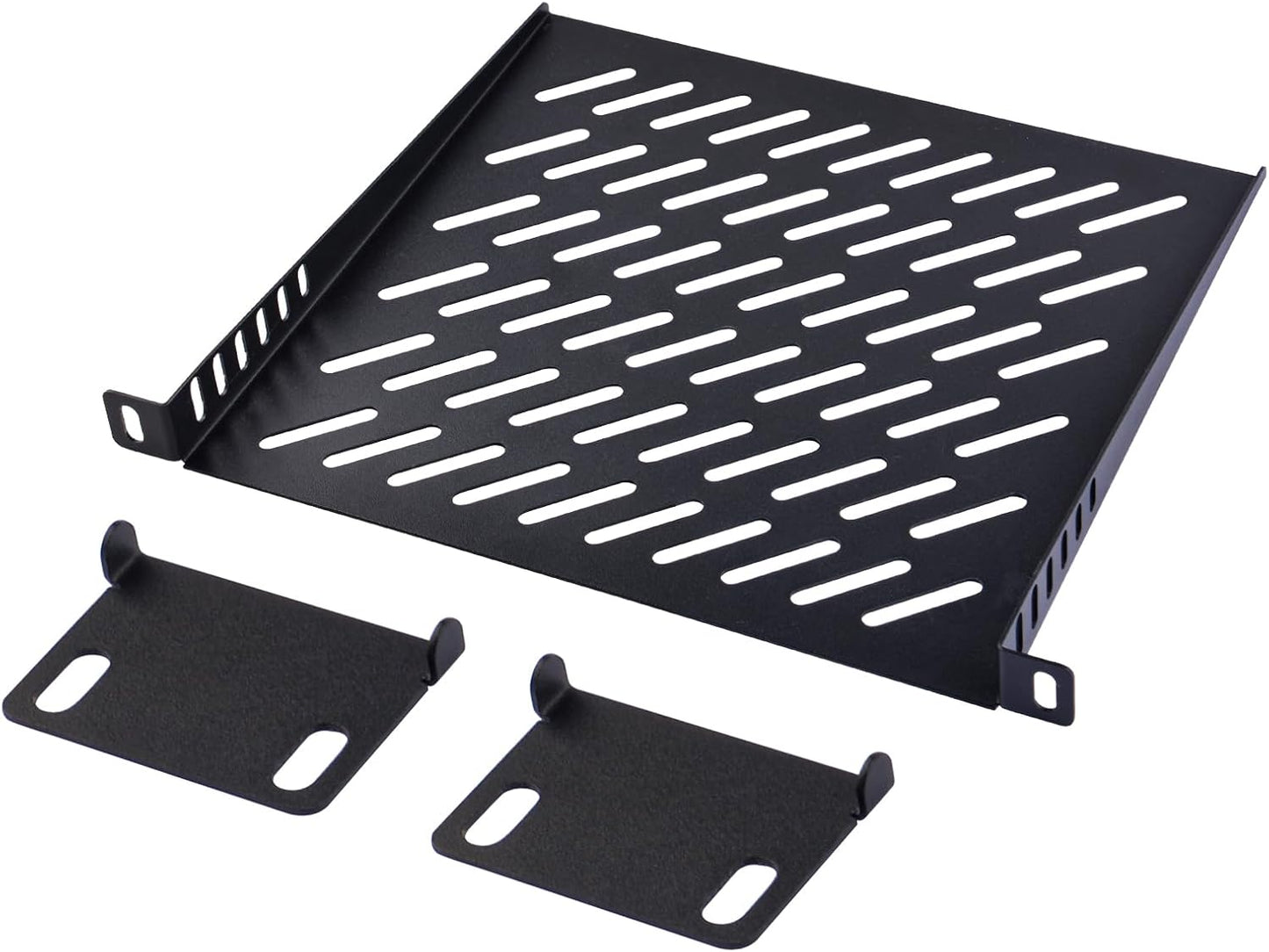 GeeekPi 0.5U 7.87" 10 Inch T1/T0 Server Rack Shelf, Depth Vented Rack Mount Cantilever Tray for Network Equipment Rack