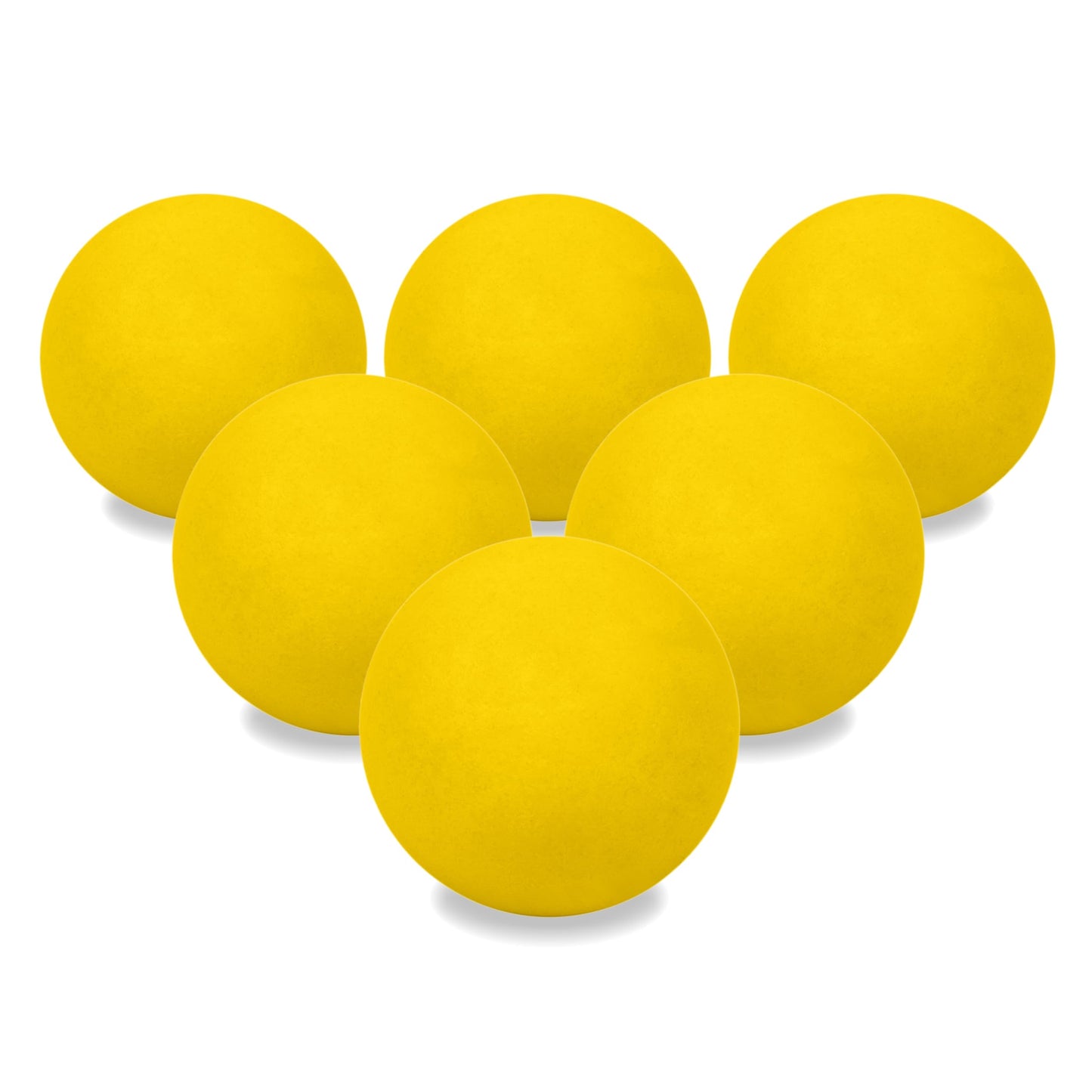 Velocity Soft Foam Practice Lacrosse Balls for Youth, Lacrosse Soft Training Balls for College and High School Beginners, Indoor Practice Soft Lacrosse Balls Official Size - Yellow, 6