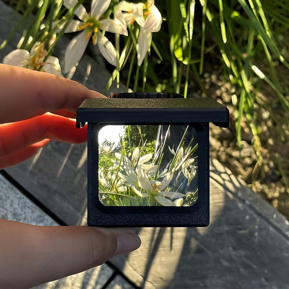 Catcher,3D Ouliget Optical Waist Level Viewfinder,View Printed Waist-Level Camera Viewfinder Frame,Travel Scenery Photo