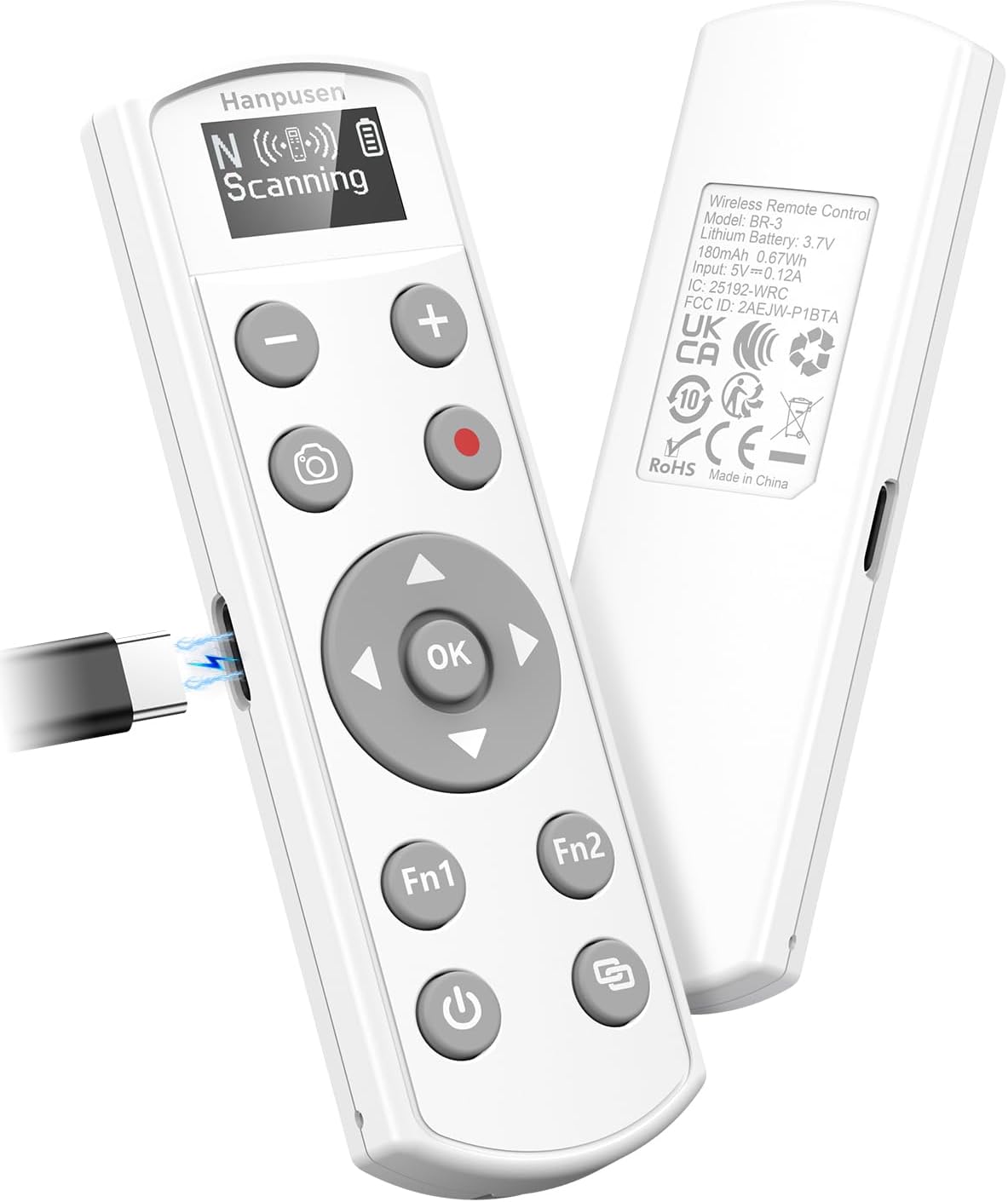 Hanpusen Z6lll, Z30, Z50, Z50ll, Zf,Z6II,Z7II,B600,P1000,P950Replaces ML-L7 Rechargeable Camera Remote Control