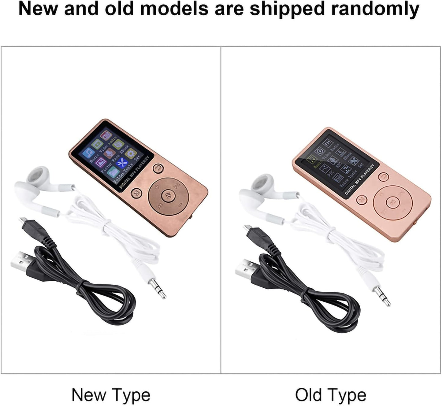 Eboxer MP3 MP4 32G Portable Player, Music Player Support Music Radio Recording Video Ebook, Built in Stopwatch, Up