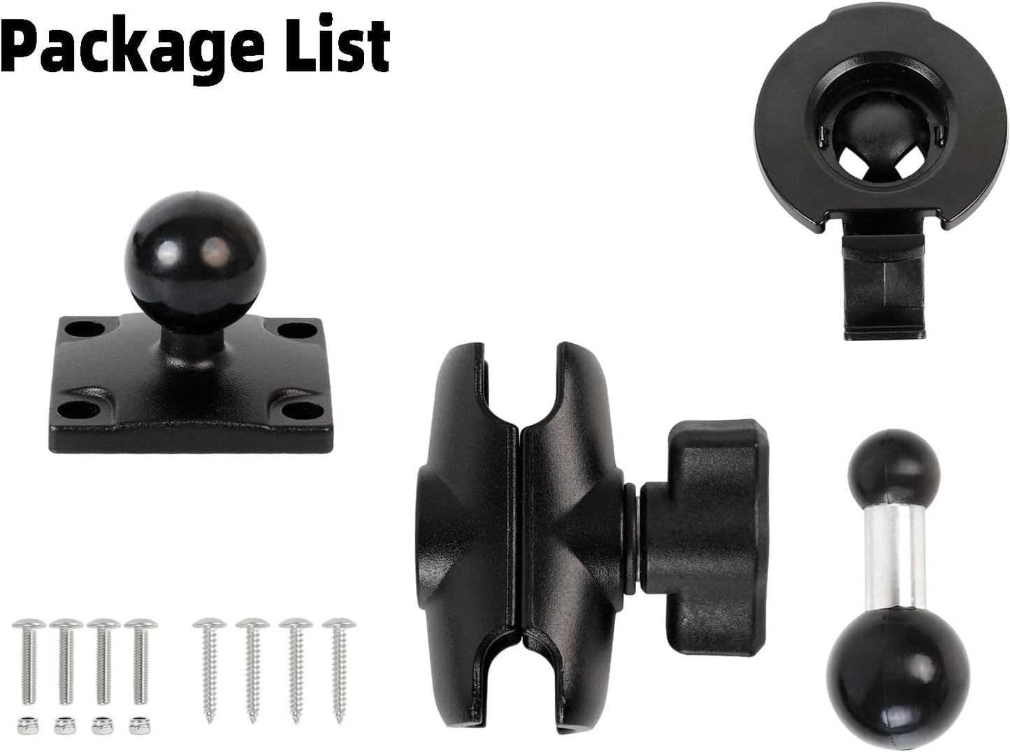 FPN 2577LT 42LM 44 52LM 54 55LMT 56 2457 249 Aluminum Heavy-Duty GPS Mount with AMPS Square Plate Base for Garmin