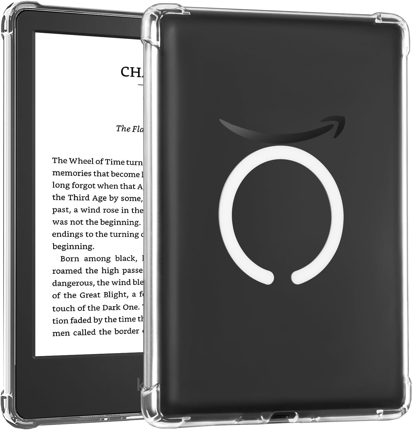 CoBak 6 Inch 2024 2022 (11 Magnetic Clear Case for Kindle and Gen) | Compatible with PopSockets/UGREEN/Anker Magnetic