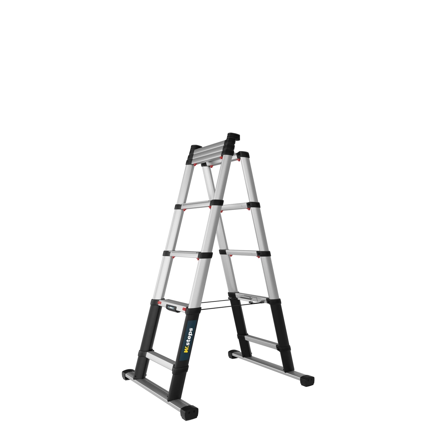 W.Steps Combi 7.5 FT | Telescopic Combination Ladder, ANSI Type 1A Certified