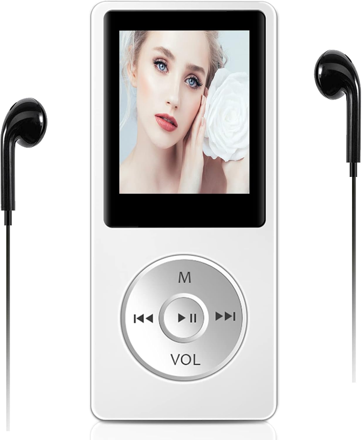 Aigital MP3 32GB Bluetooth Player with TF Card, Portable Music Player with Built-in HD Speaker, Video Function, FM