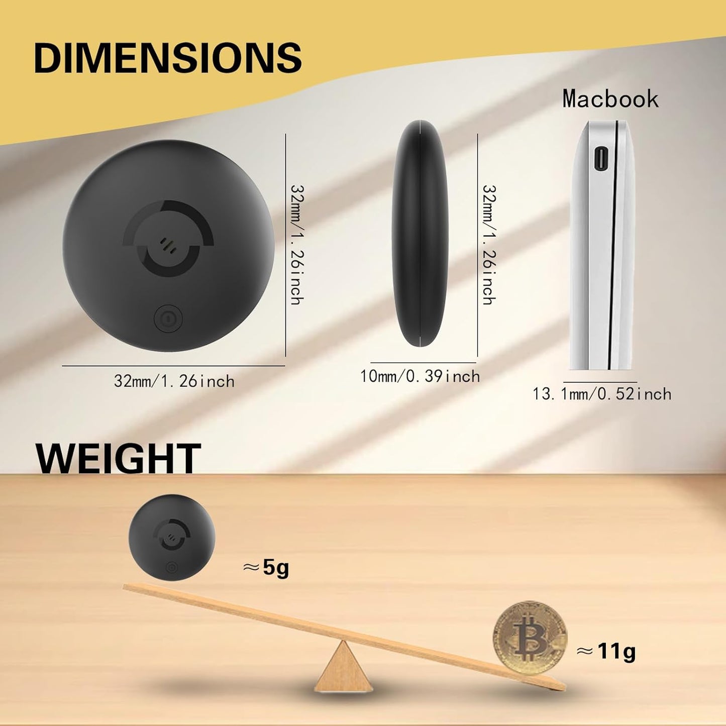 myclong Mini GPS Tracker for Vehicles Car Tracker Device Hidden with Magnetic Silicone Case, iOS Compatible Portable