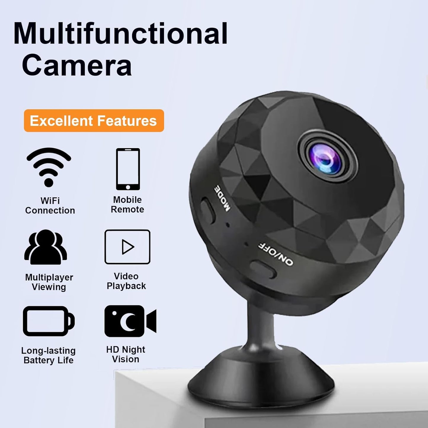 ZMDCAM 2K Hidden Camera - WiFi Mini Wireless Security Camera, Perfect for Indoor and Outdoor Security and Pet/Baby