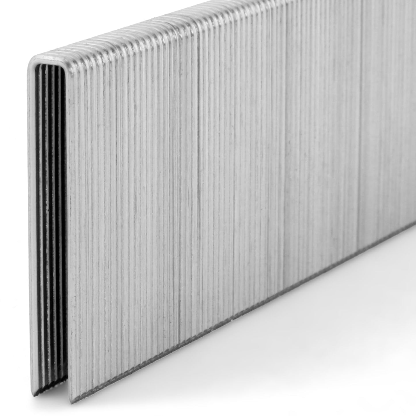 Powernail PS18125 18 Gauge 1/4 Inch Narrow Crown Staples, 1-1/4 Inch Length Heavy Duty Galvanized Chisel Point Staples for Electric or Pneumatic Narrow Crown Stapler Guns (Case, 6 Boxes of 5,000)