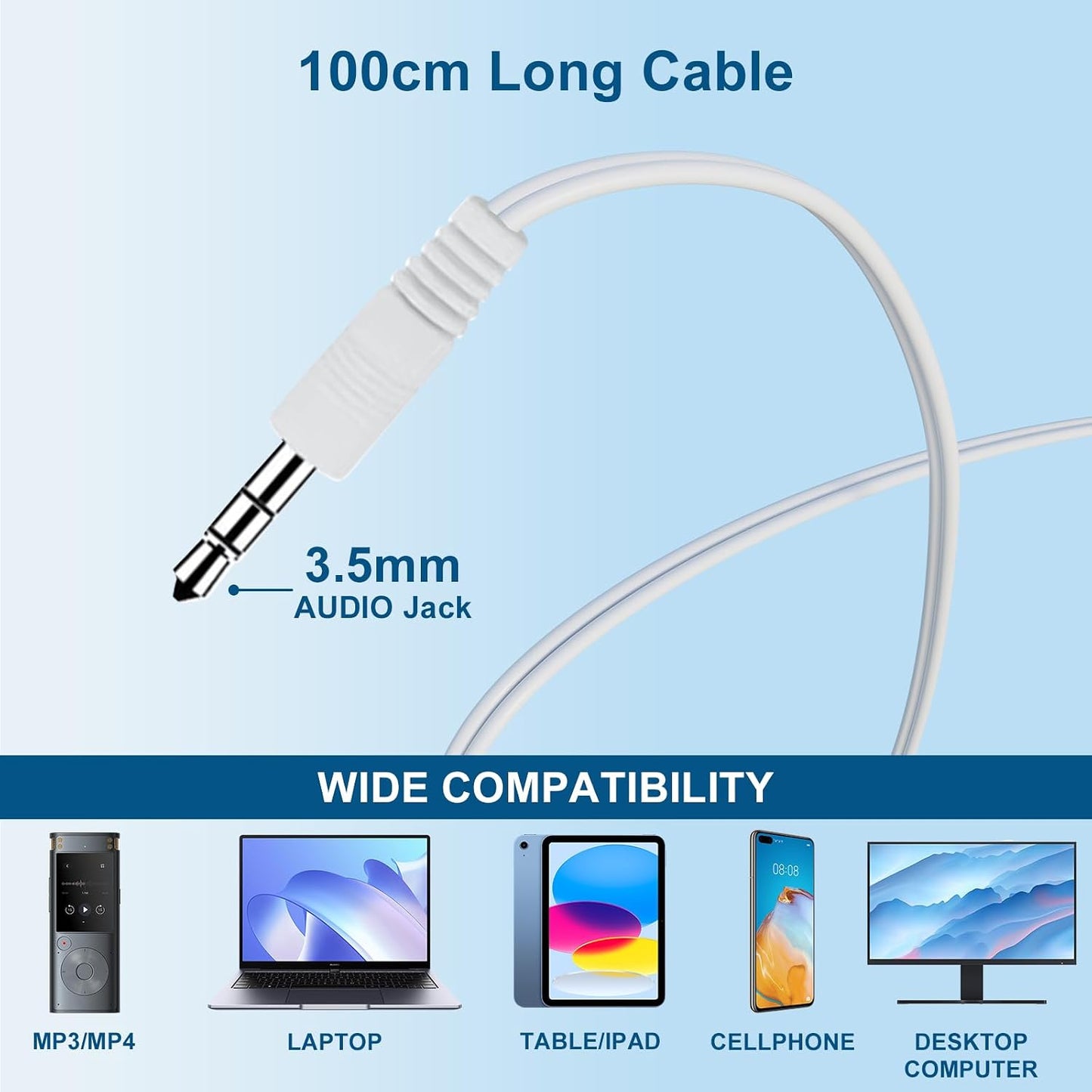 WAHUWAY 60 Pack Earbuds Bulk Kids Classroom Headphones for School Travel or Home Use(Multi Color)