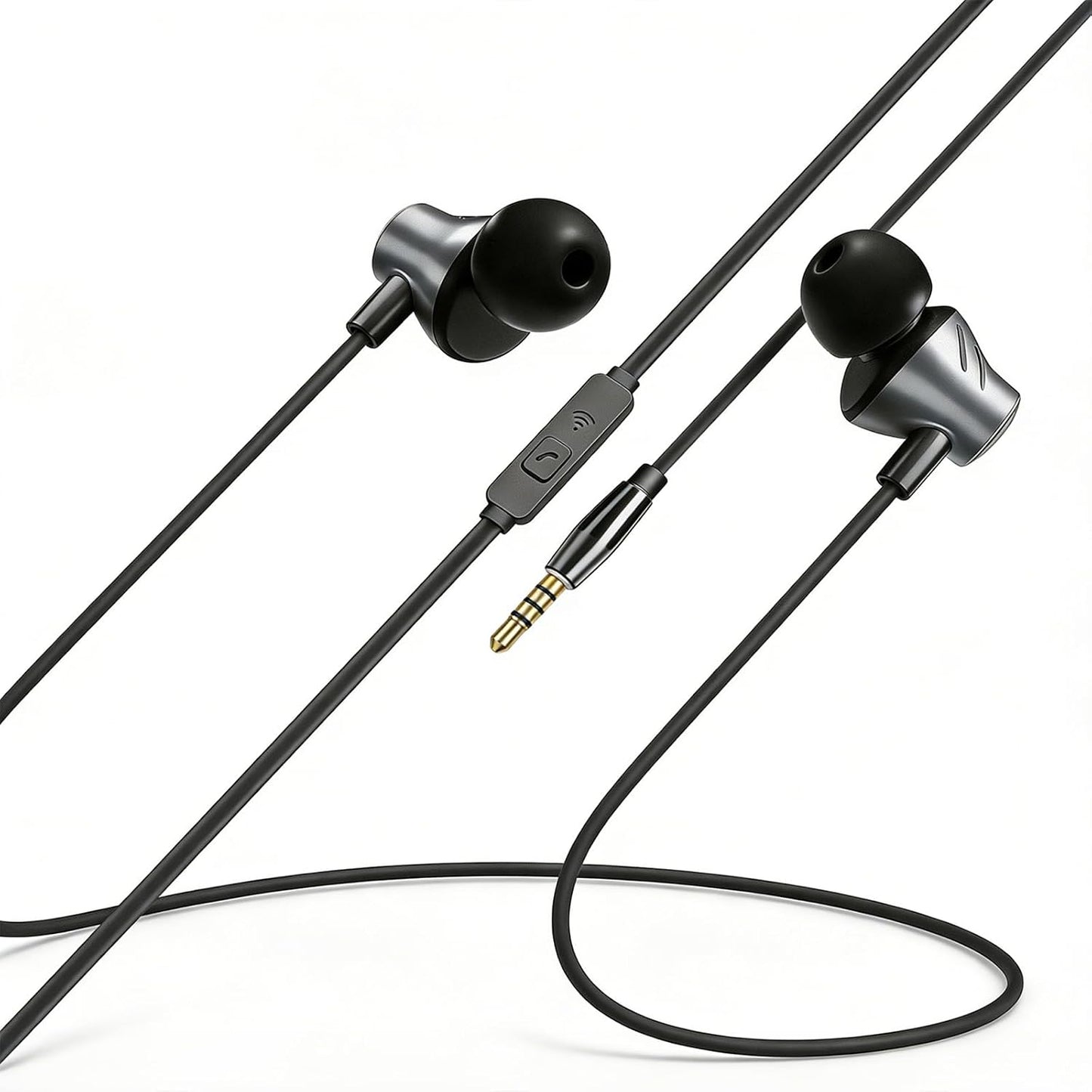 Generic 10mm Wired Earbud Headphones | Headphones for Phones, Laptops, Tablets and Media Players