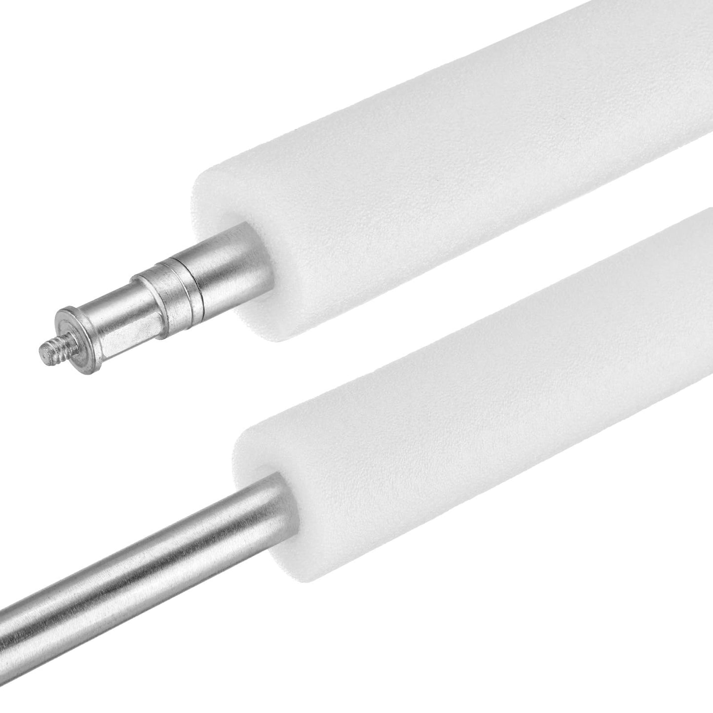 MECCANIXITY 4pcs Pipe Insulation Foam Tube Pipe Lagging 15mm(9/16 Inch) ID 25mm OD 3ft Freeze Protection for Copper Pipe, White