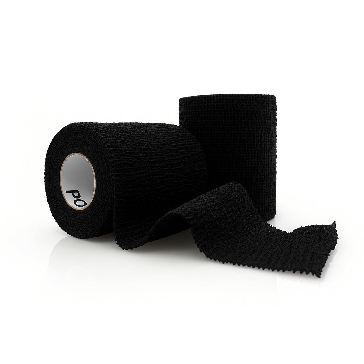 OVIK Health PowerFlex – Self-Adhering Sports Wrap for Injury Prevention & Post-Injury Stability – Medical-Grade, Sweat & Water Resistant First Aid Wrap for Athletes – Black, 3 inch, 2 Rolls