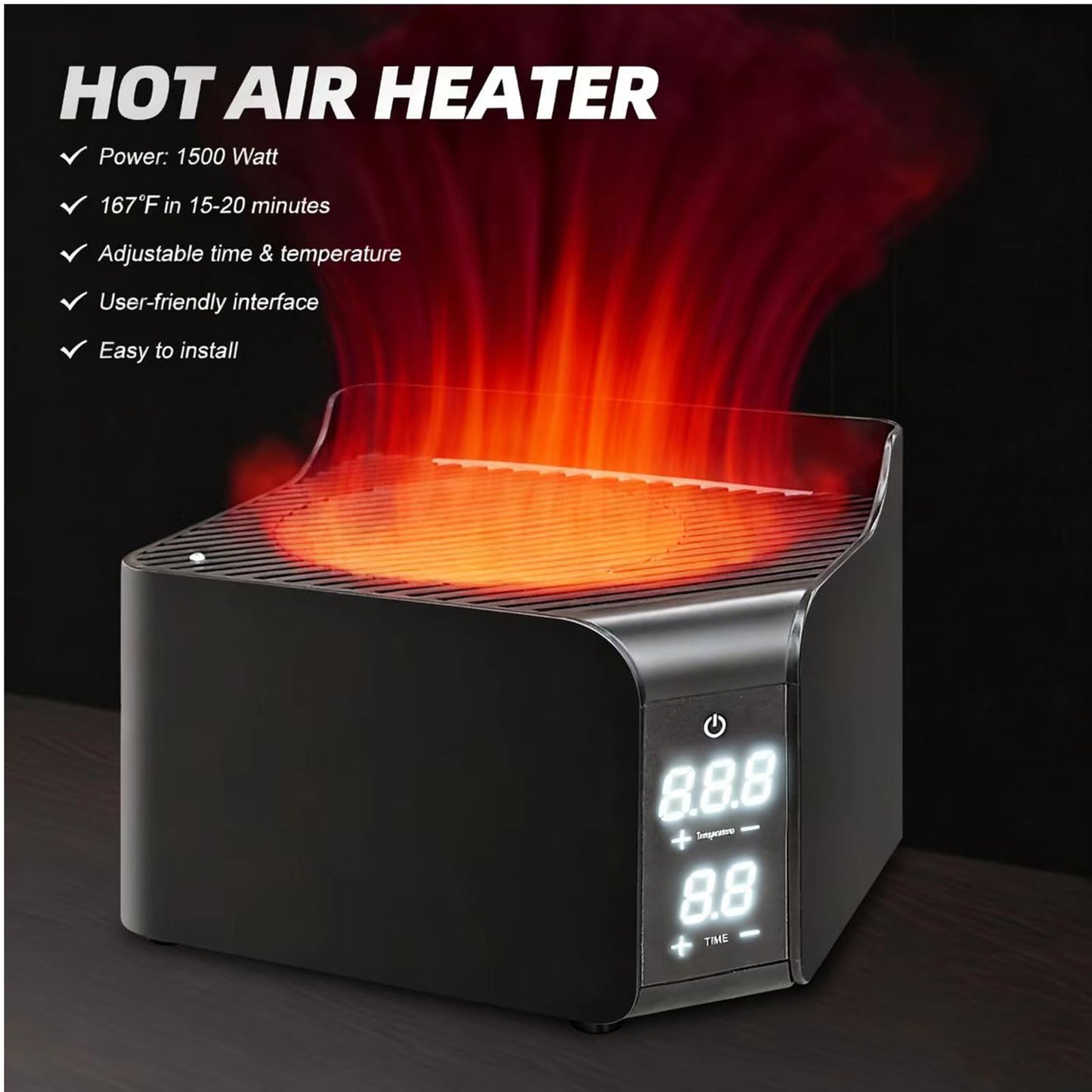 TaTalife Upgraded Hot Air Sauna, 1 or 2 Person Sauna Tent, 1500W & 159°F Portable Dry Wind Saunas, with 660nm Red Light, 2 Folding Chairs, X-Large Full Size Indoor SPA Tent for Body Recovery（110V）