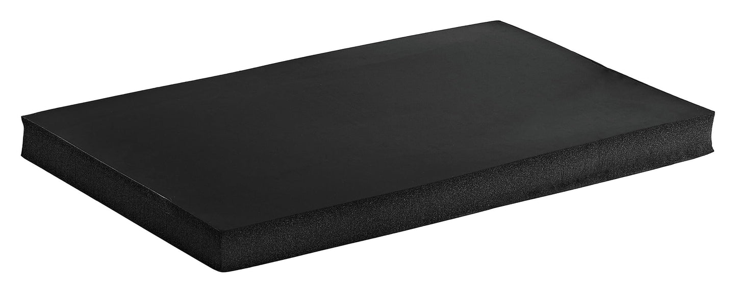 Value Series 1.5" Thick Foam Kneeling Pad for Gardening, Soft Black Foam Knee Cushion for Landscapers, Baby Bathing, Outdoor Work and More - 20.75" W x 13.5" L