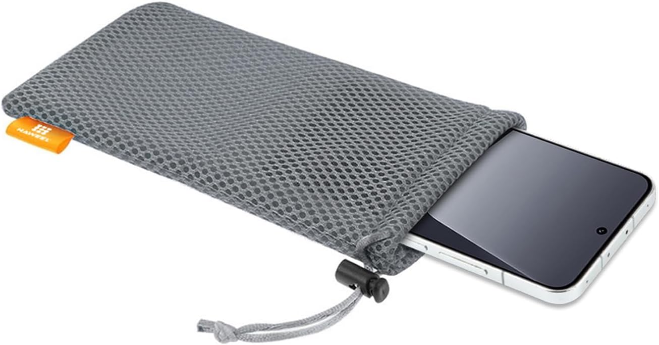 Haweel Pouch Carry Bag, Organizer for Smart Phones/Power Bank/USB Flash Drive/SD Cards and Other Accessories Grey