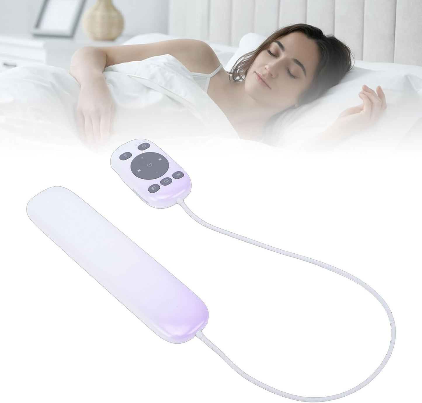 5.4 36 3 CCYLEZ Pillow Speaker for Sleeping, Ultra Thin Bone Conduction Bluetooth Under Pillow Speaker with Sounds