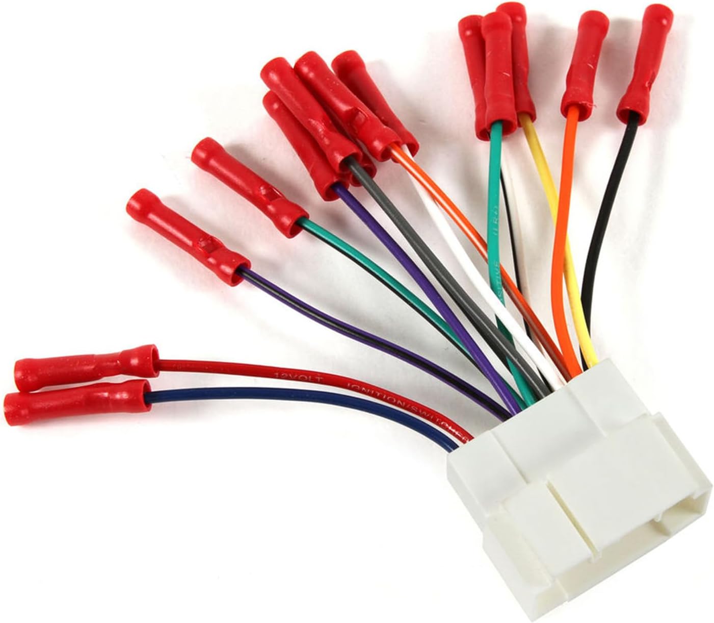 HA08BCB 1998-11 Scosche Aftermarket Radio Wiring Harness with Crimp Connectors for Select Acura and Honda - Aftermarket