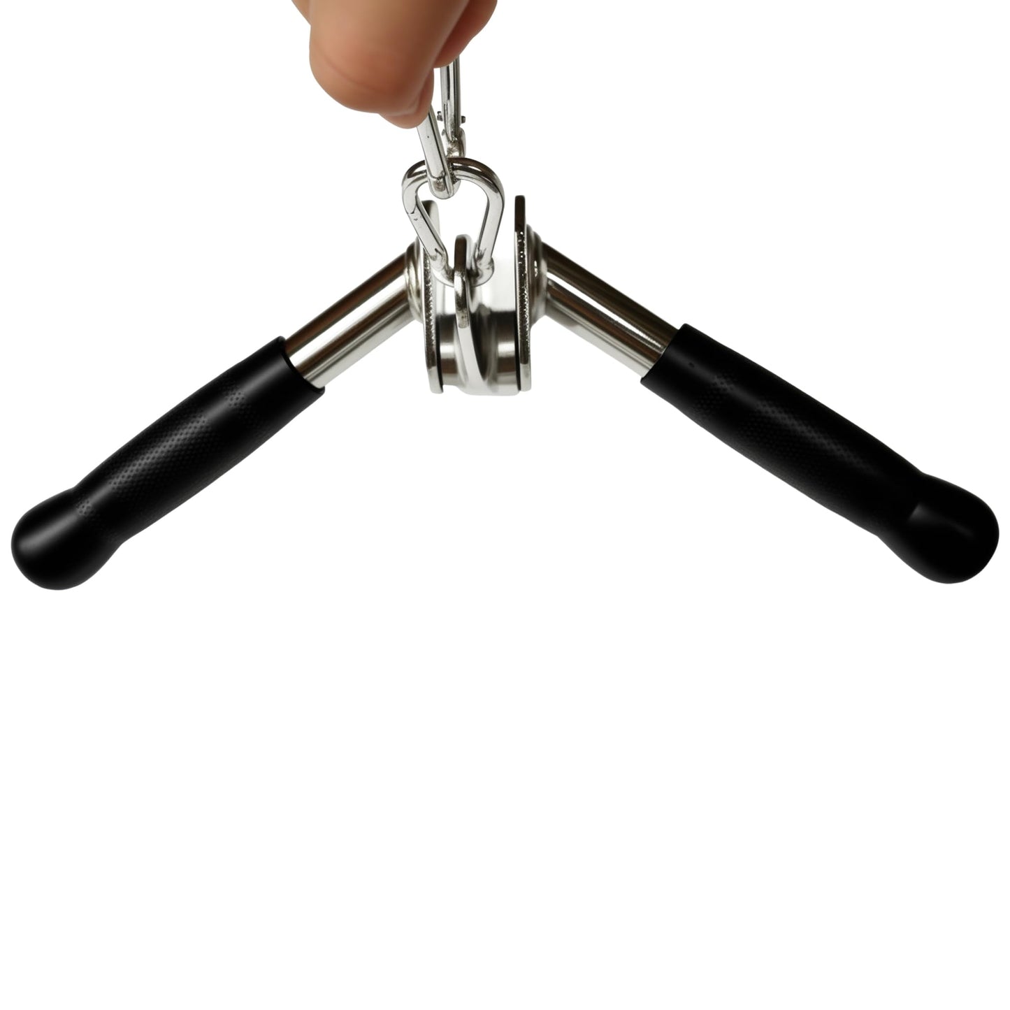 yuhqc V-Shaped Press Down Bar Lat Cable Machine Attachments Tricep Rope Gym Attachment Cable Machine Accessories for Home Gym