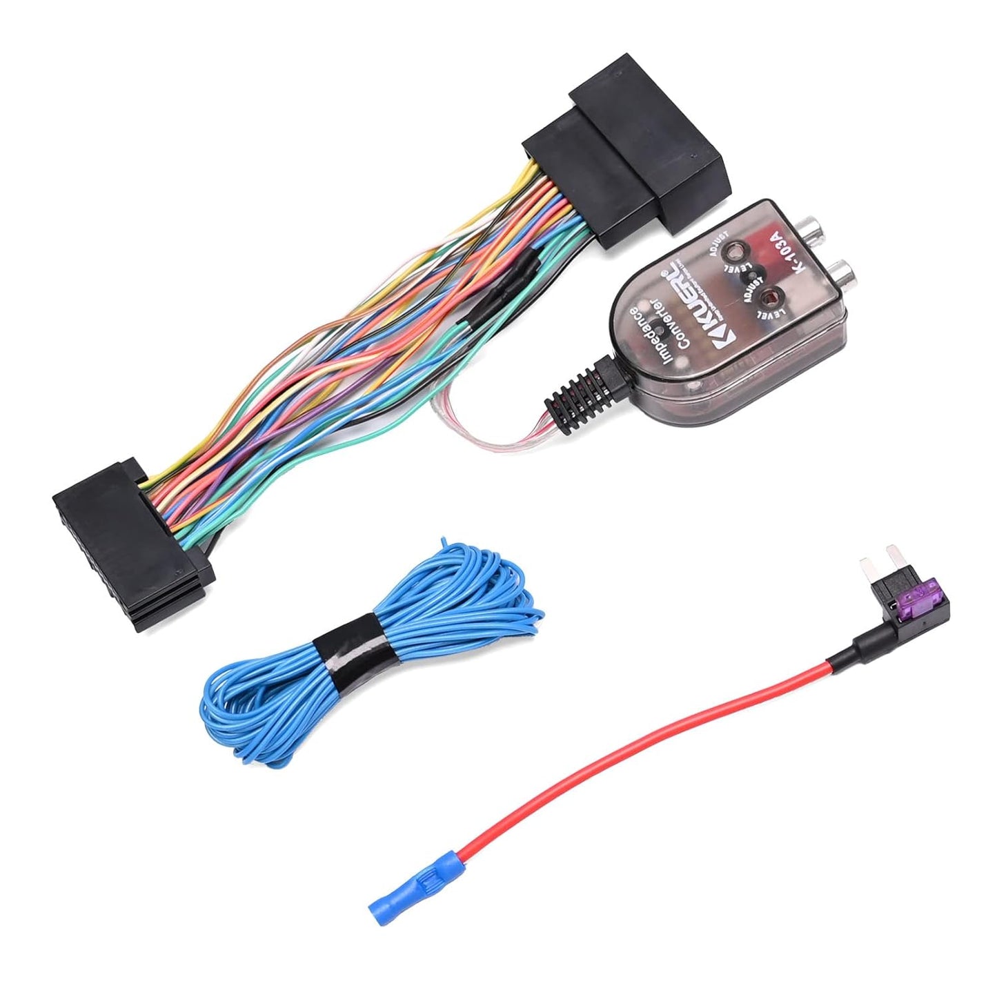 VIKKSAER F-150 250 350 450 550, Factory Radio Add a Subwoofer Speaker Amplifier Wire Harness, Replacement for Ford