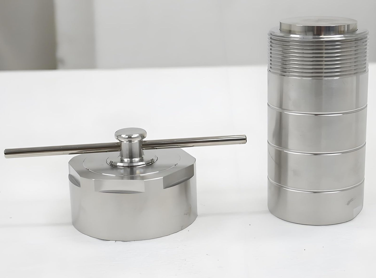 PreAsion 100ml PTFE Autoclave Hydrothermal Synthesis Reactor 220℃,3Mpa,304 Stainless Steel, Heating Cooling Rate:5 ℃/min