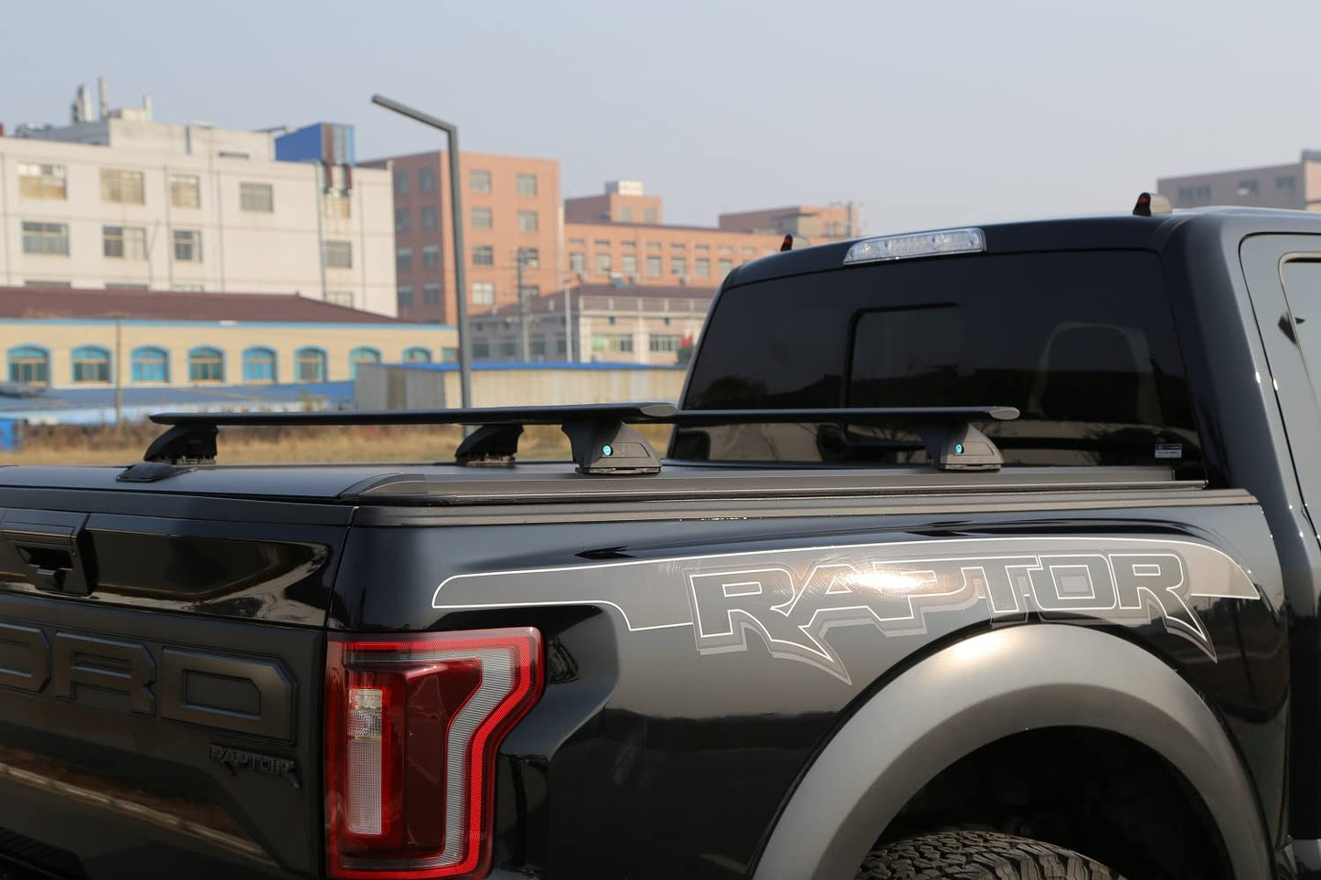 ROSY PIXEL 2 Pcs Roof Rack Cross Bars for Truck Bed, Adjustable Truck Bed Racks Bars Work with Retractable Tonneau Covers