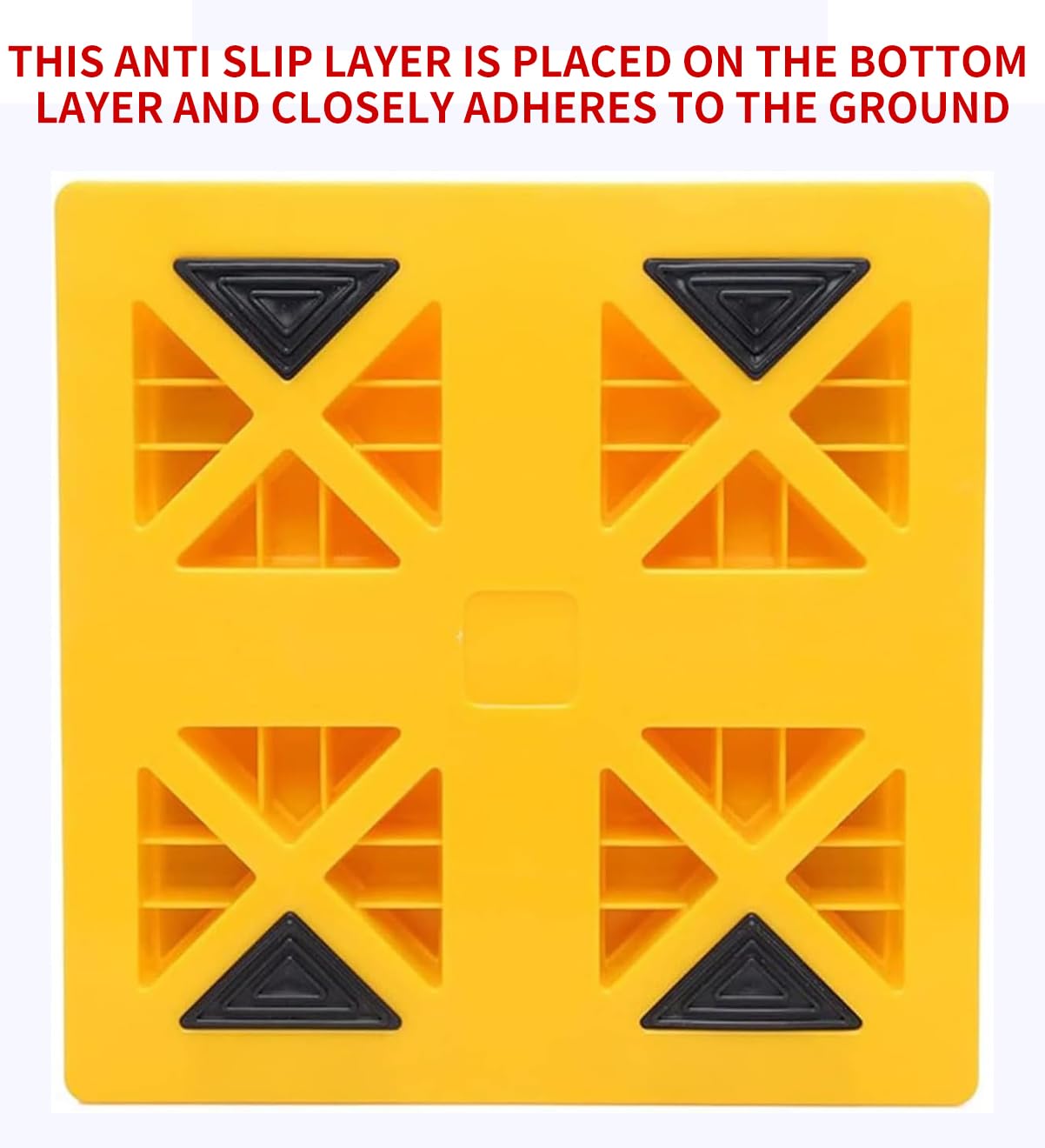 Homeon Wheels 10 Packs Rv/Camper Leveling Blocks, Chocks Anti-Slip Pads Design Include One Wheel Chock and Carrying Bag for Camper Travel Trailer