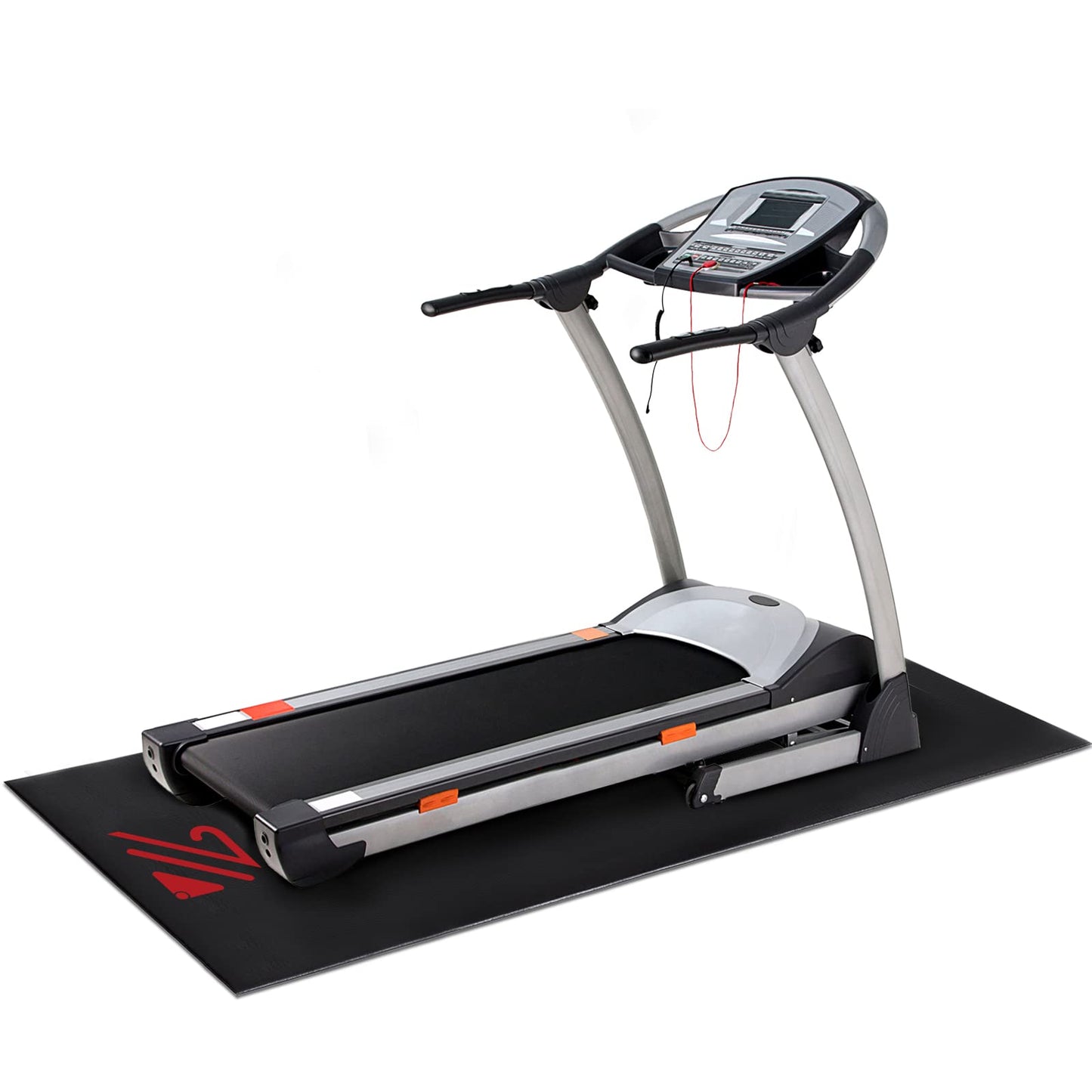 BUCKLOS Treadmill Mat for Carpet and Hardwood Floors Non-Slip Floor Protection 6MM Thick 36"x72" Exercise Equipment Mat for Under Treadmill Compatible with Peloton Bike, Indoor Spin Bike, Elliptical