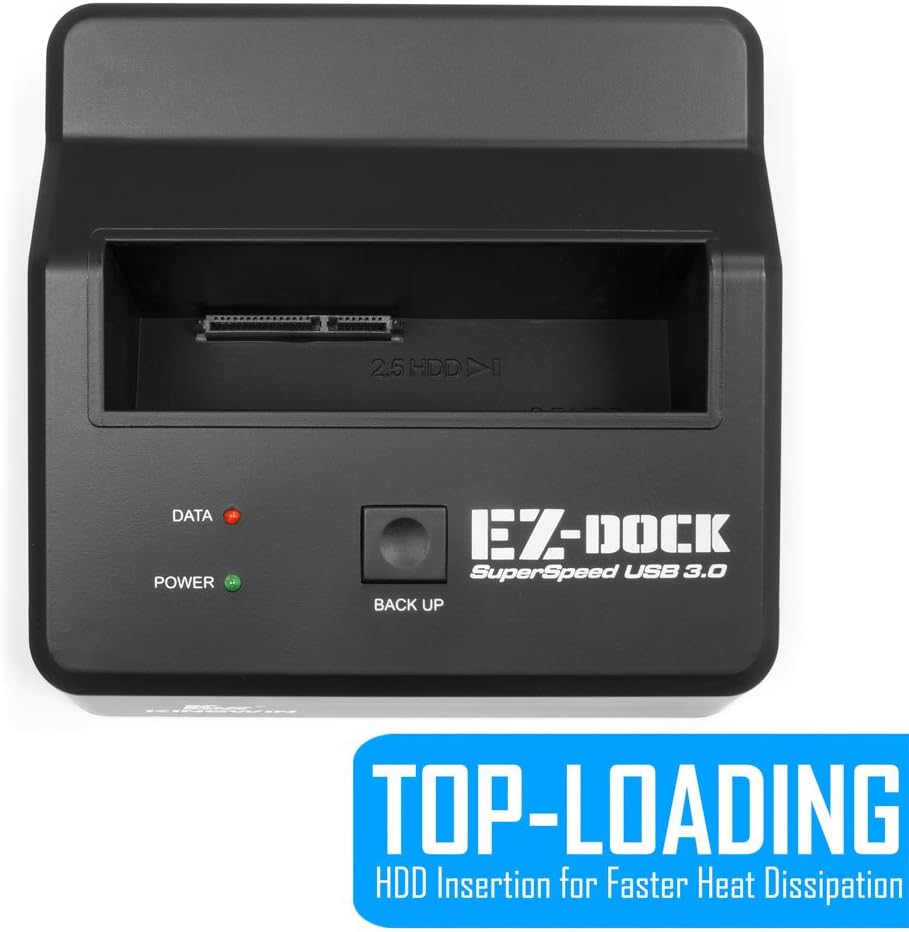 Kingwin 3.0 2.5 3.5 5Gbps USB Hard Drive Docking Station for & SATA HDD/SSD, Hot Swap, Tool-Free, UASP Support