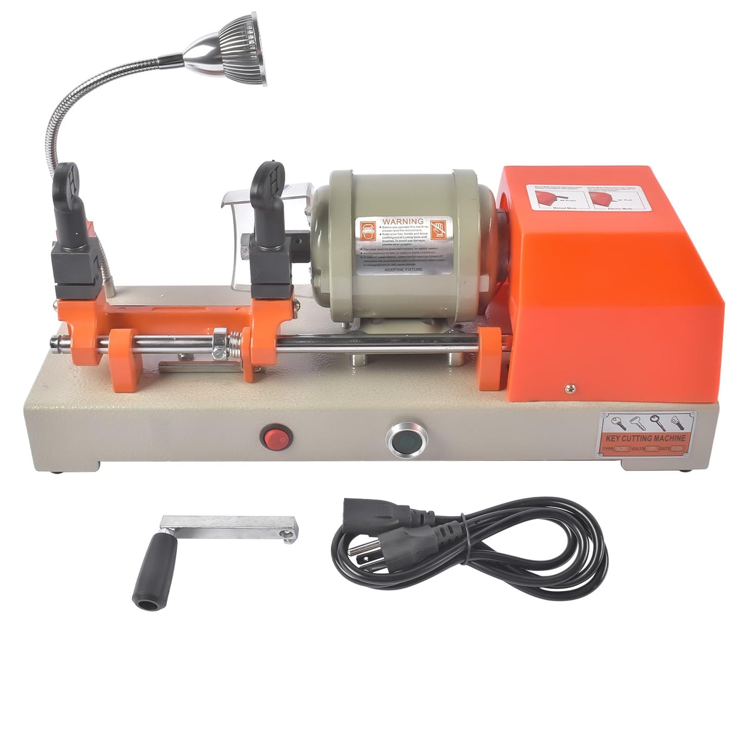 Hardware cutting machine, 110V Cutter Cutting Machine for Cutting Metal Parts, 4-Sided Slotting, Dust Guard & Dual-Power Modes
