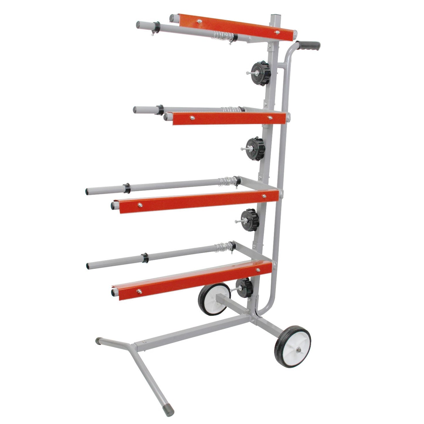 TCP Global Mobile Tree Style Multi-Roll Masking Machine for Auto Body, Painting, Masking Paper Dispenser with 4 Paper Bars, 4 Tape Rollers