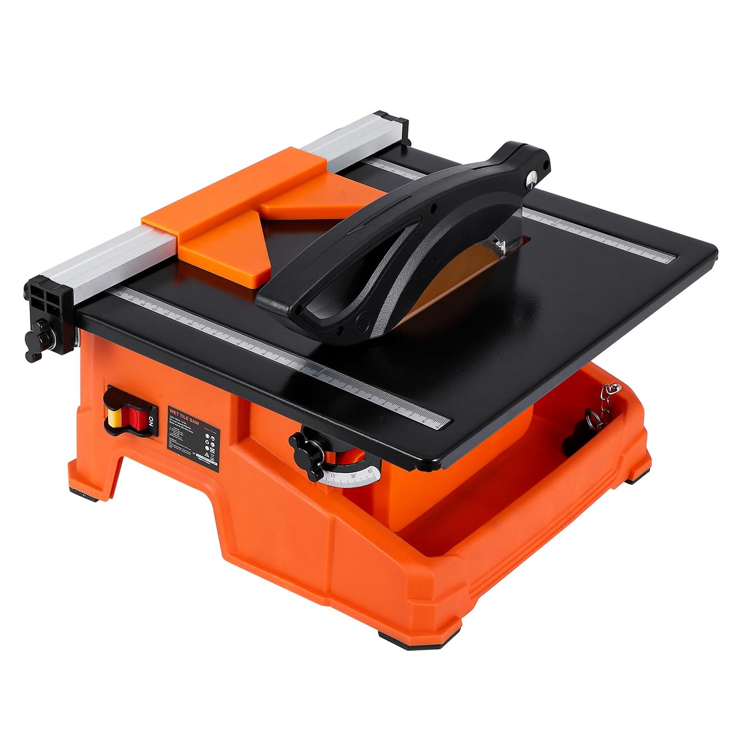 GarveeTech 7 in Wet Tile Saw, 6500 RPM & Pure Copper Motor, Bevel cuts tile from 0 to 45, Tile Cutter Wet Saw with Water Reservoir for Cutting Tiles and Stones, for DIY Enthusiasts