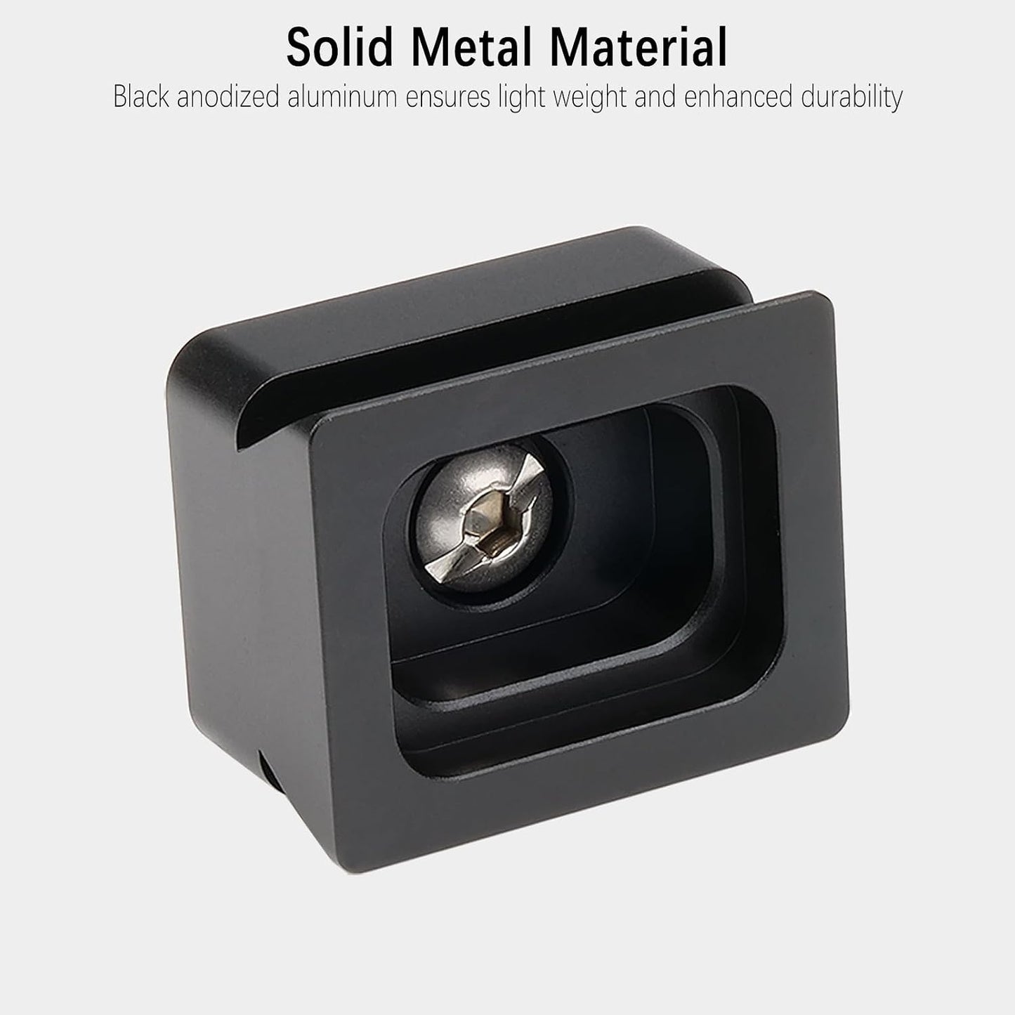 1/4" Video Camera DSLR Metal Adapter Mount with Mounting Screw for Optical Telescope Finderscope Finder Scope Dovetail