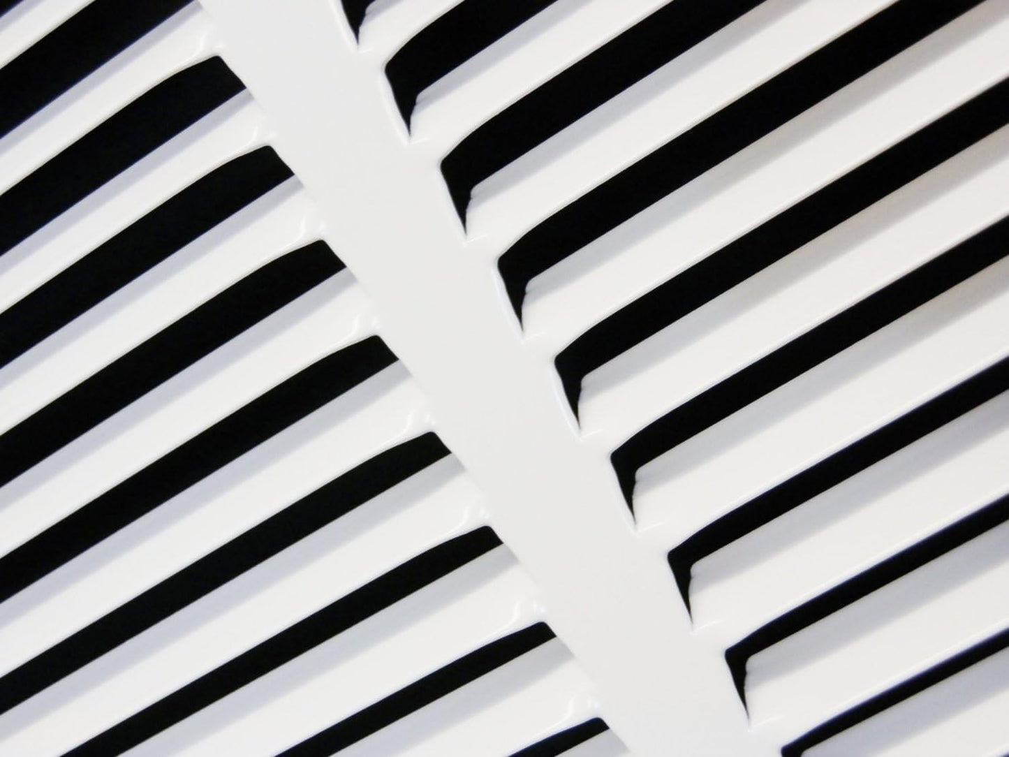 HVAC Premium 28" x 30" [Duct Opening] Flat Stamped Steel Return Air Grille - Sidewall and Ceiling - HVAC Vent Duct Cover - White [Outer Dimensions: 29.75w X 31.75"h]