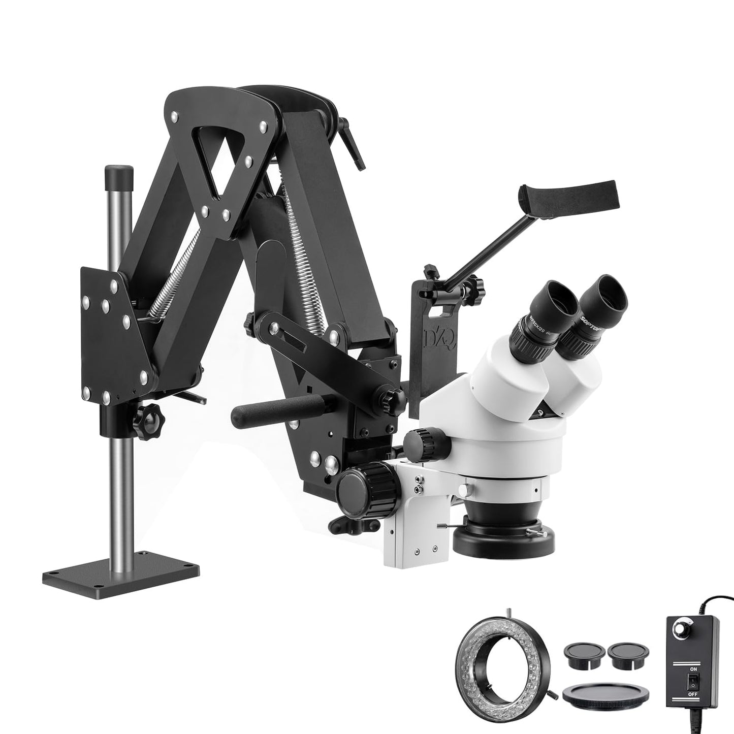 ZQ-1X Jewelry Microscope with 5in Ball Vise